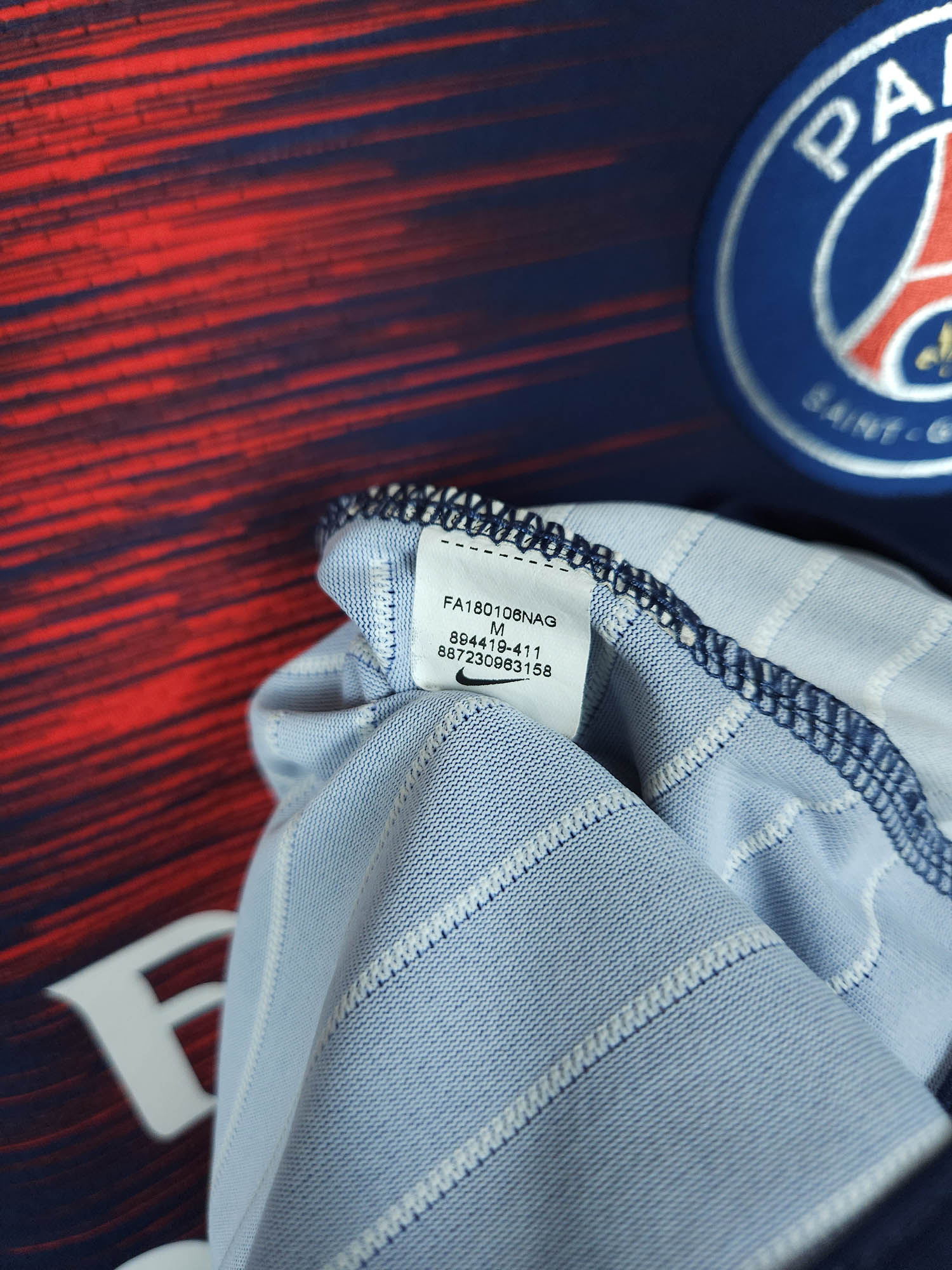 2018-19 Paris Saint-Germain Thuisshirt Spelersversie Mbappé #7