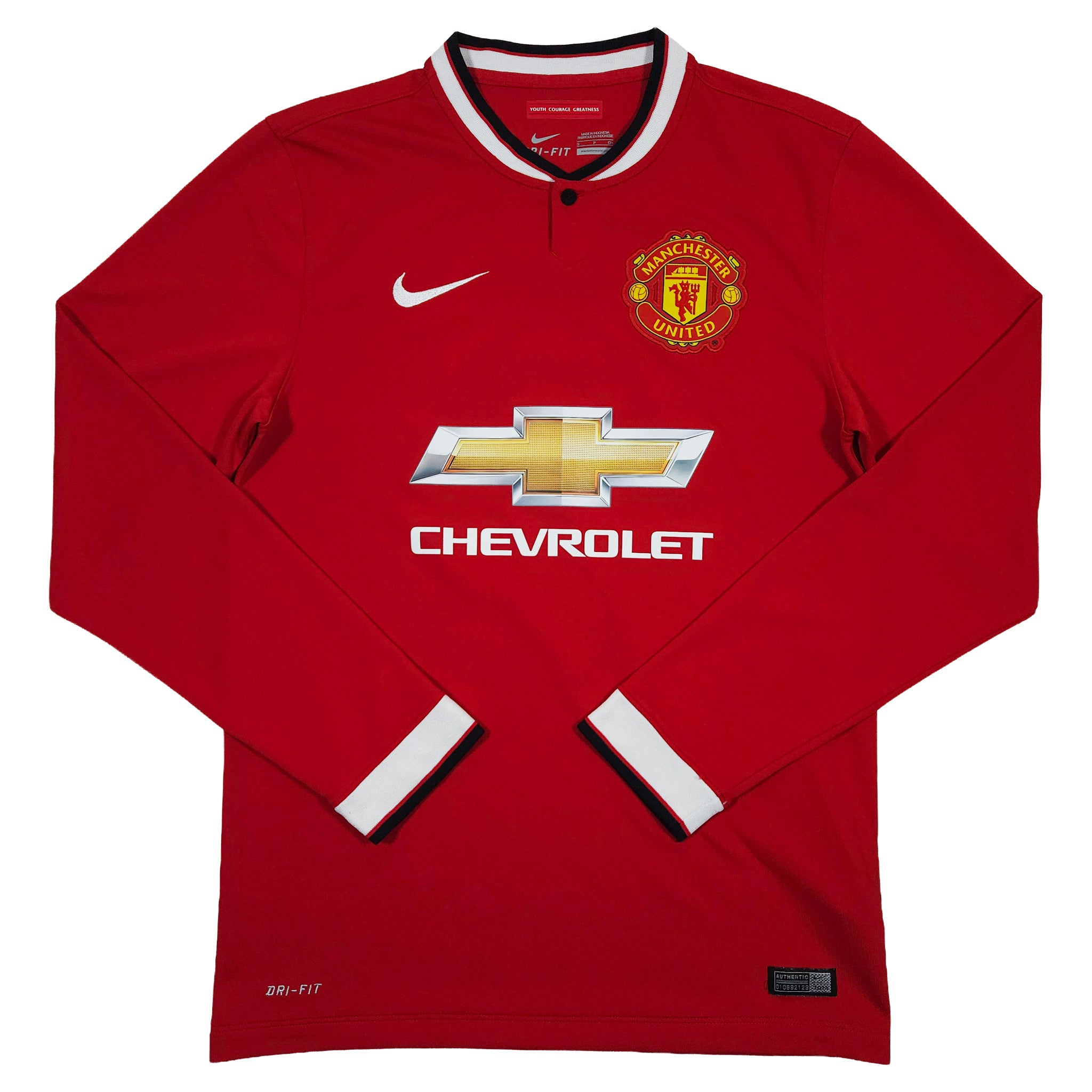 Manchester United Home Shirt 2014-15 – Longsleeve – Di Maria #7 front view