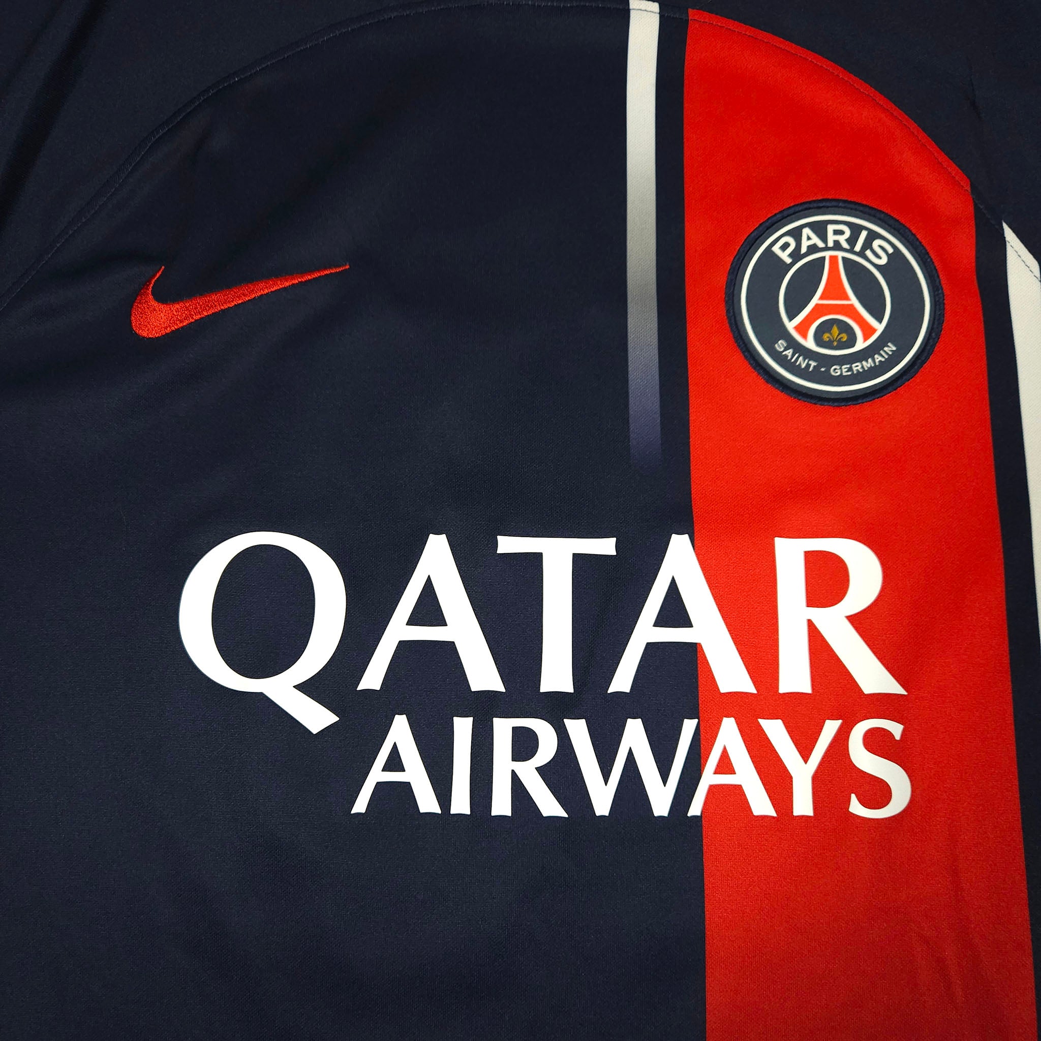 2023-24 Paris Saint-Germain Home Shirt Neymar Jr. #10 detailed view 2