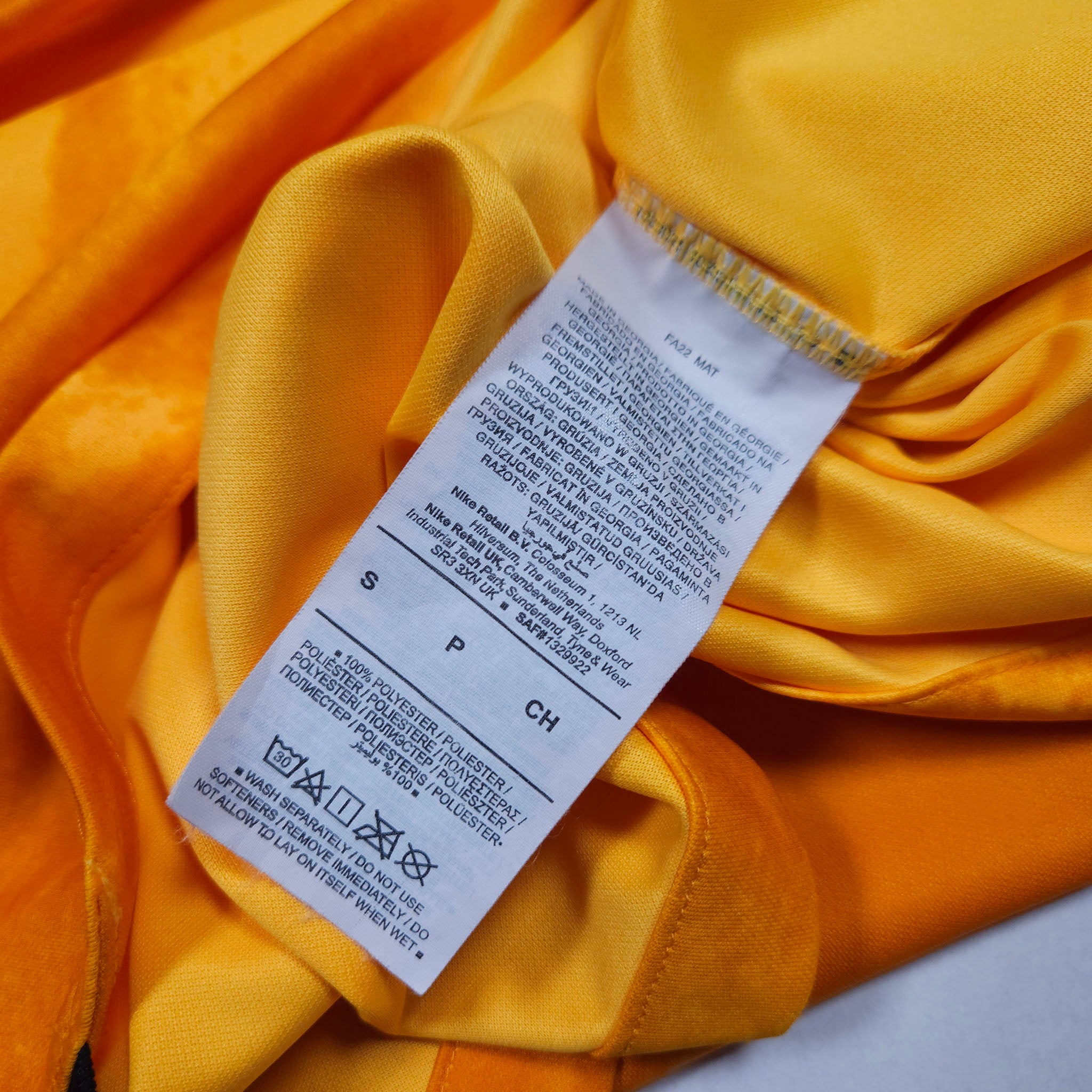 2022-23 Netherlands Home Shirt detailed view 5