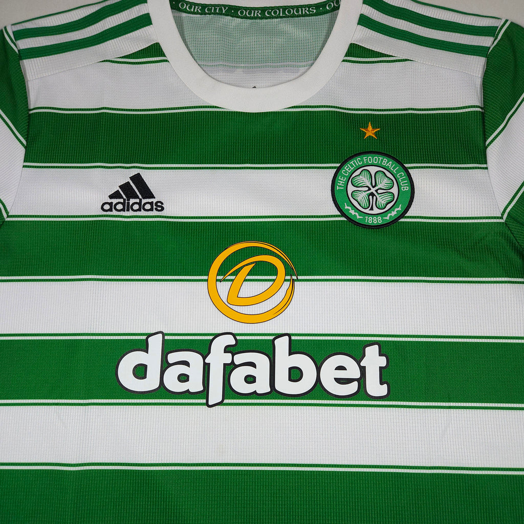 2021-22 Celtic Home Shirt - detailed view