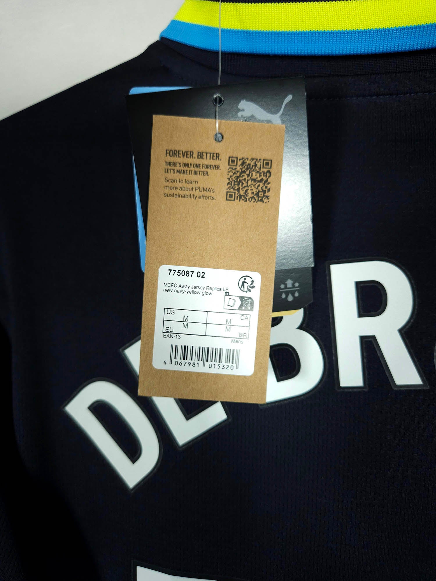 2024-25 Manchester City Uitshirt Long Sleeve De Bruyne #17