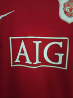 2006-07 Manchester United Home Shirt - detailed view