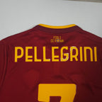 2022-23 AS Roma Home Shirt Pellegrini #7 - detailed view