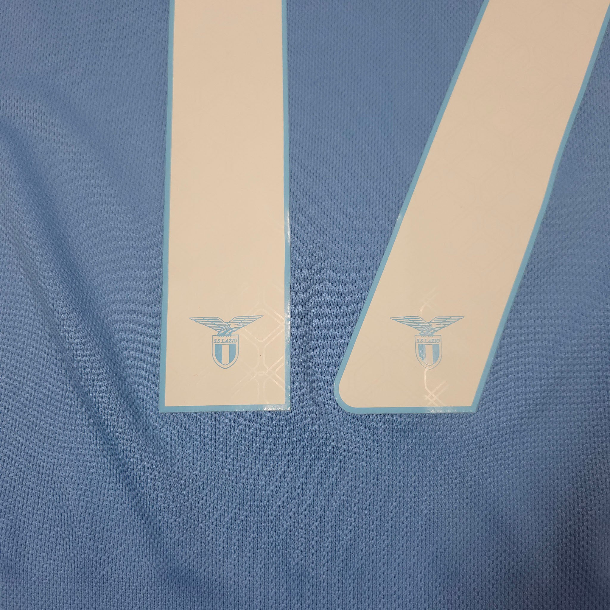 2022-23 Lazio Home Shirt Immobile #17 detailed view 8