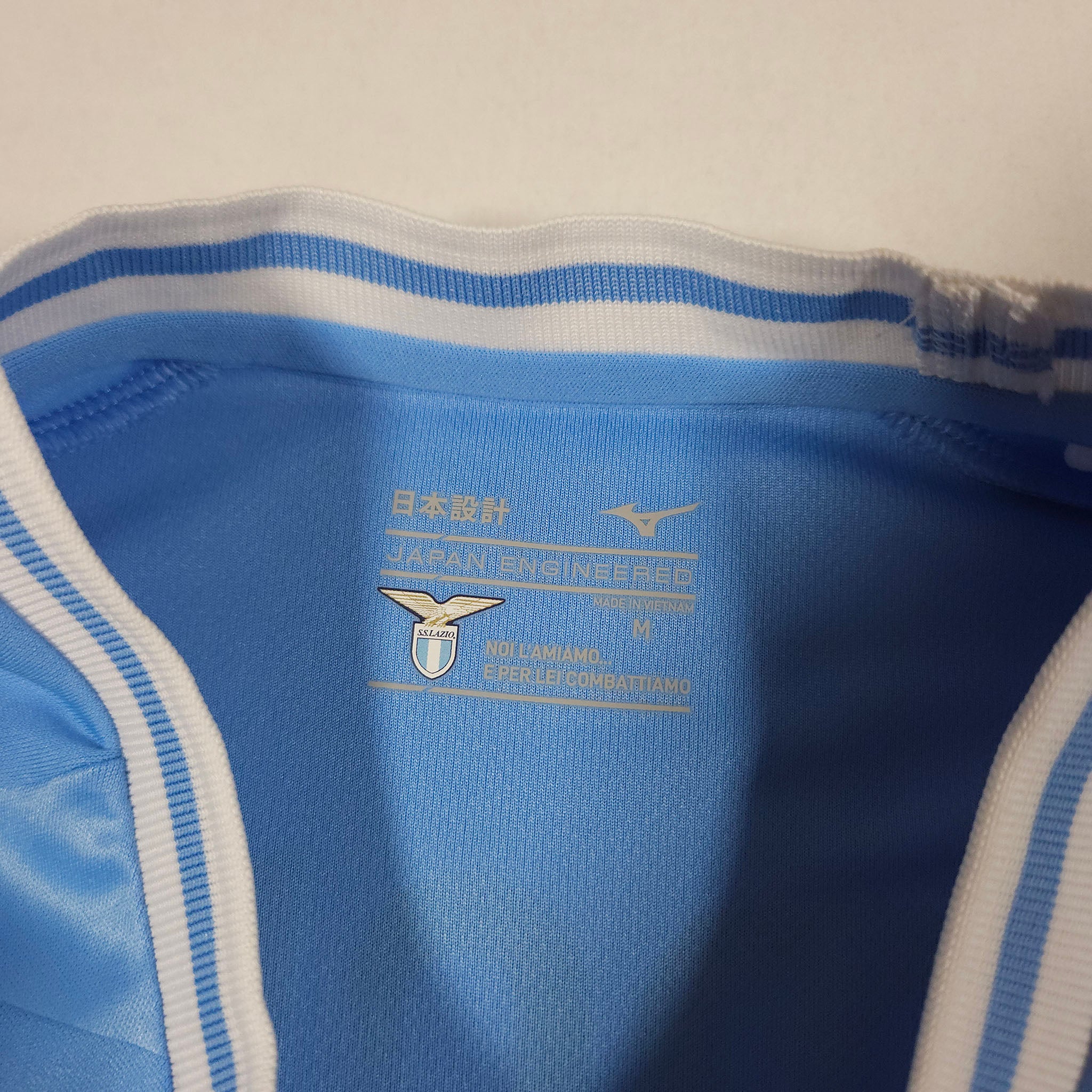 2022-23 Lazio Home Shirt Immobile #17 detailed view 15
