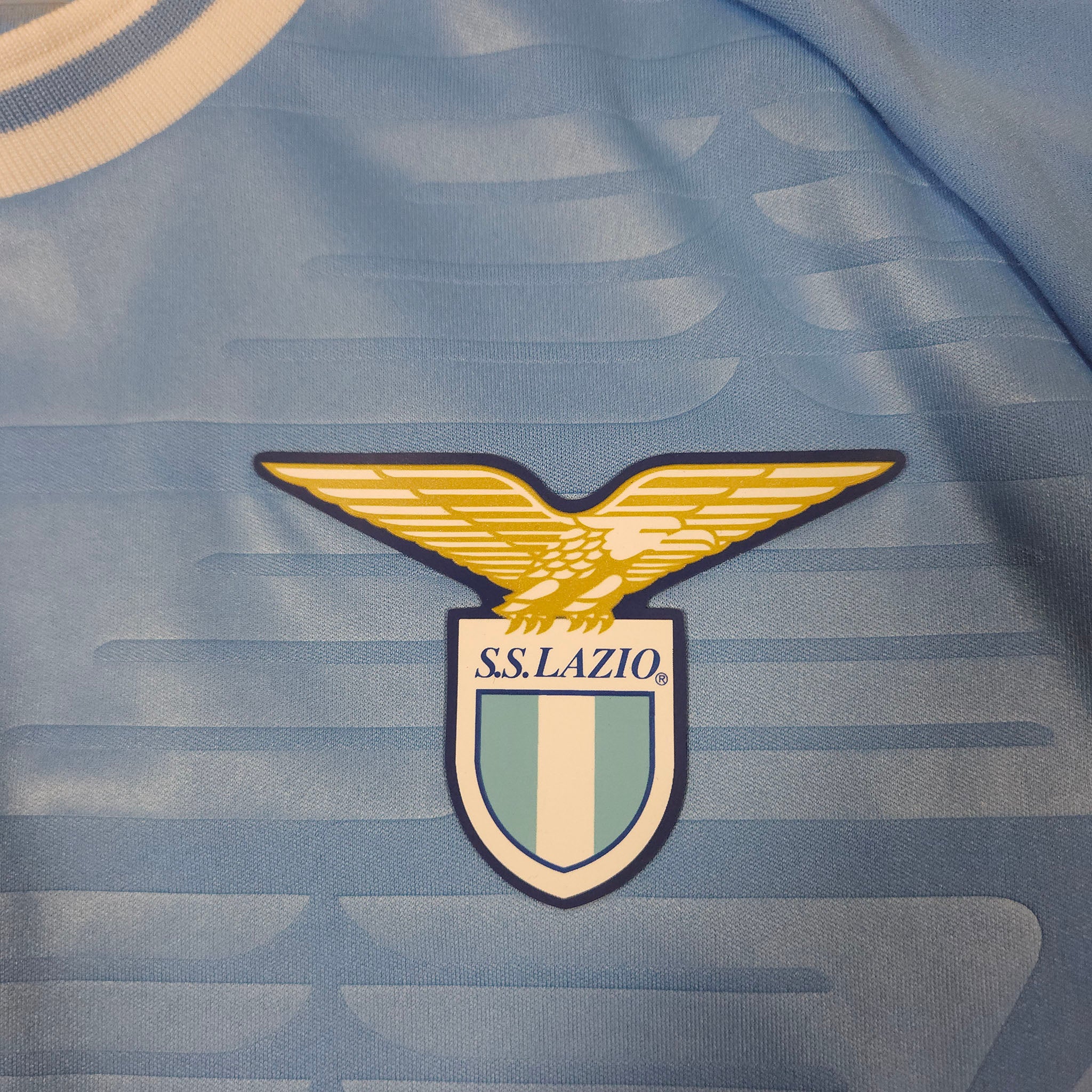 2022-23 Lazio Home Shirt Immobile #17 detailed view 2