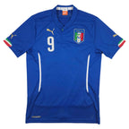 Italy Home Shirt 2014-15 – Balotelli #9 front view