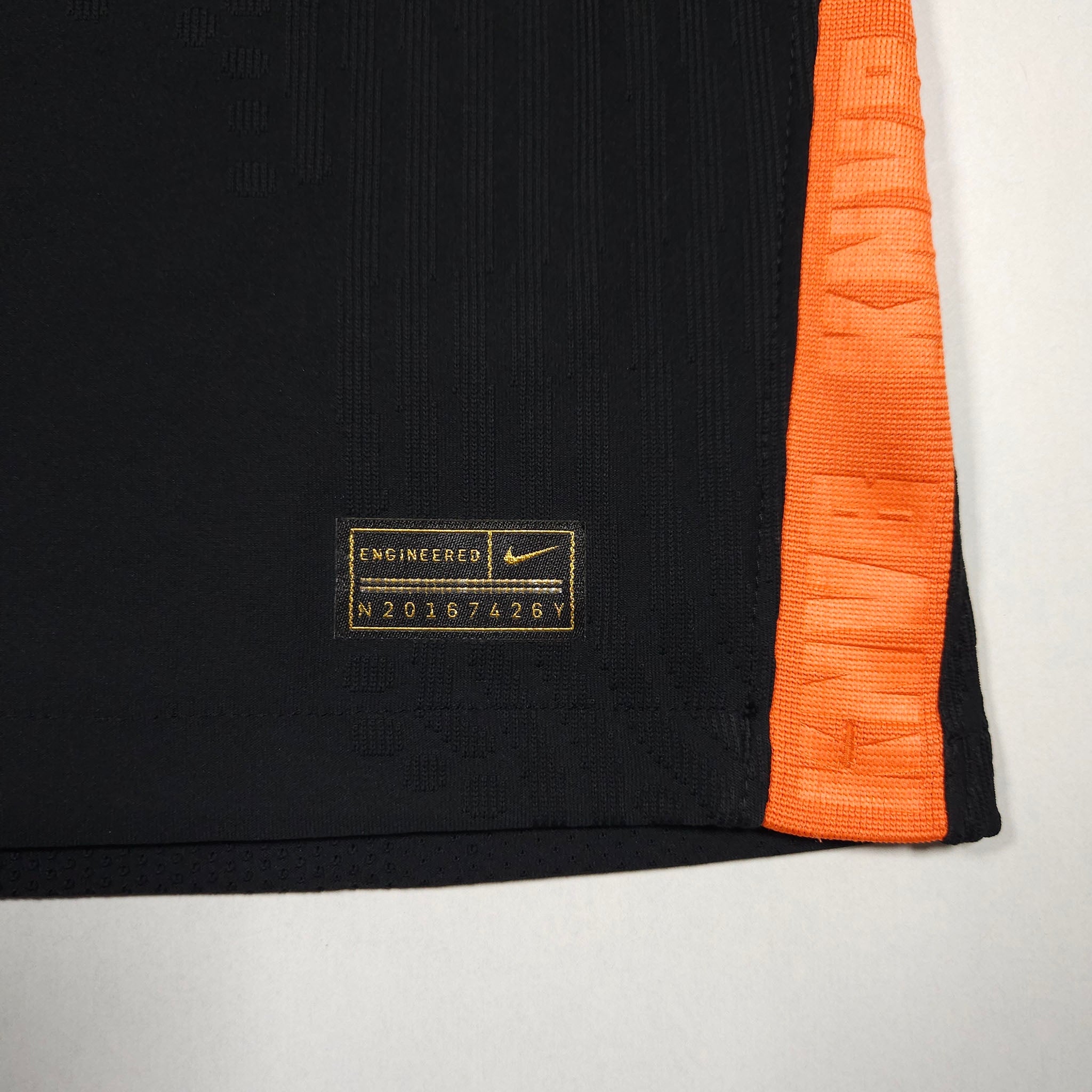 2020-21 Netherlands Authentic Away Shirt detailed view 5