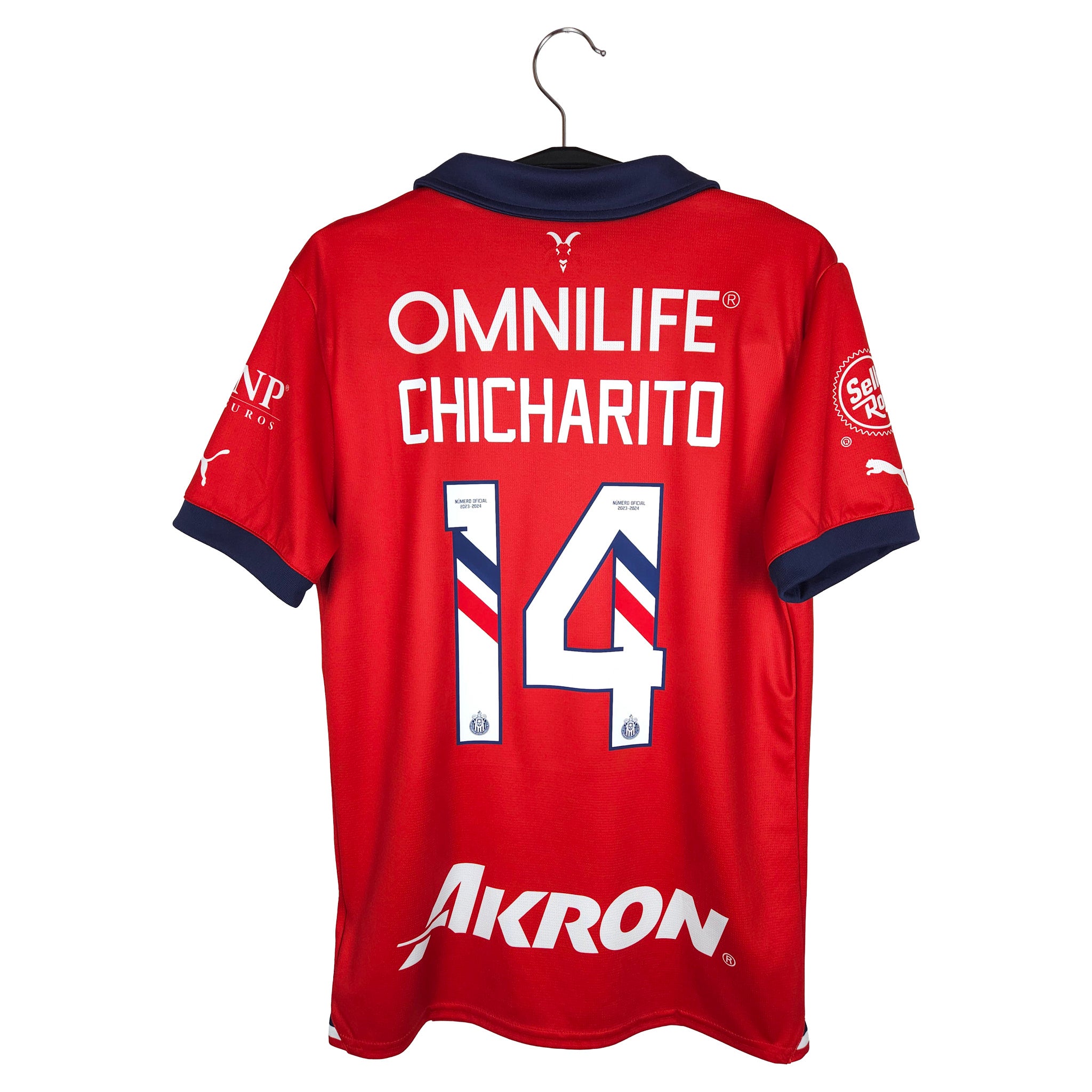 2023-24 Chivas Guadalajara Thuisshirt Chicharito #14