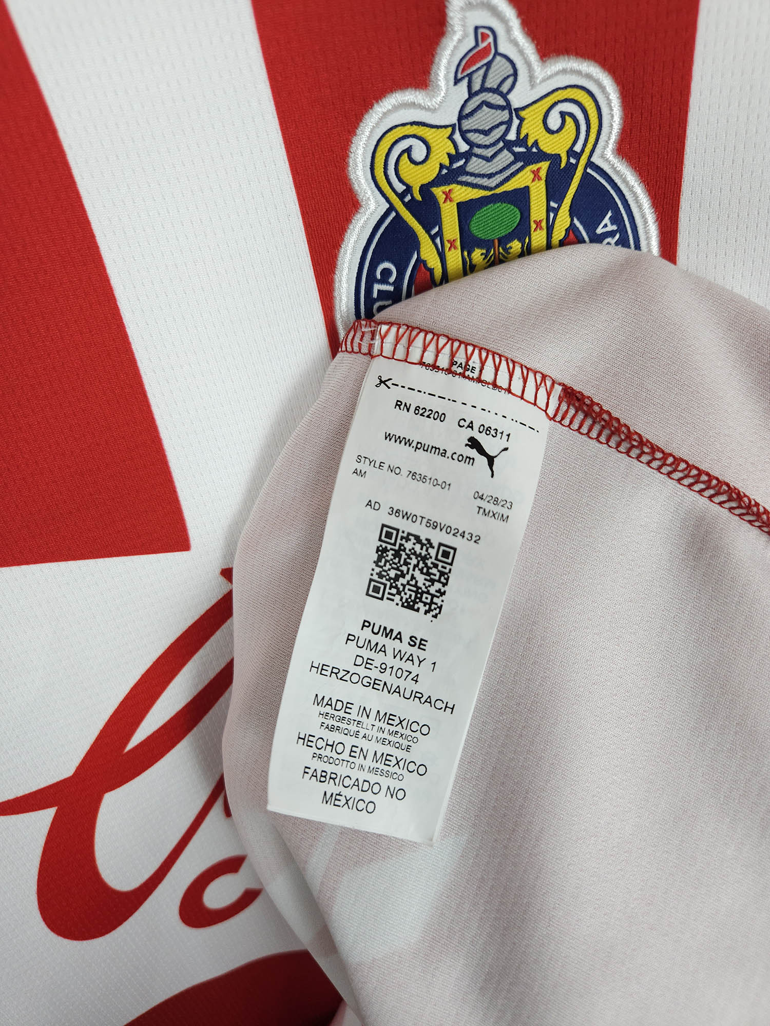 2023-24 Chivas Guadalajara Thuisshirt Chicharito #14