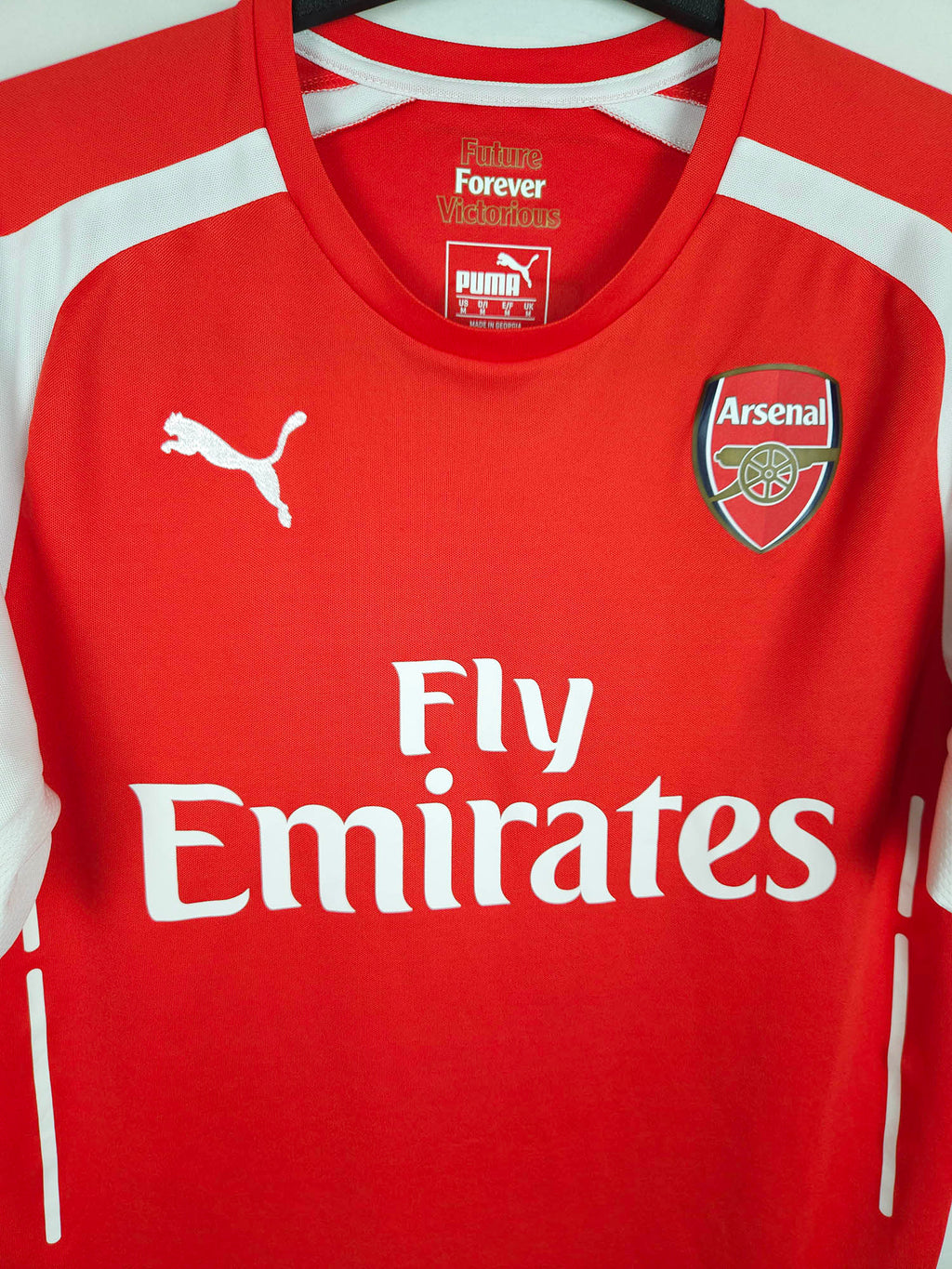 2014-15 Arsenal Home Shirt Alexis #17 - detailed view
