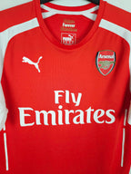 2014-15 Arsenal Home Shirt Alexis #17 - detailed view