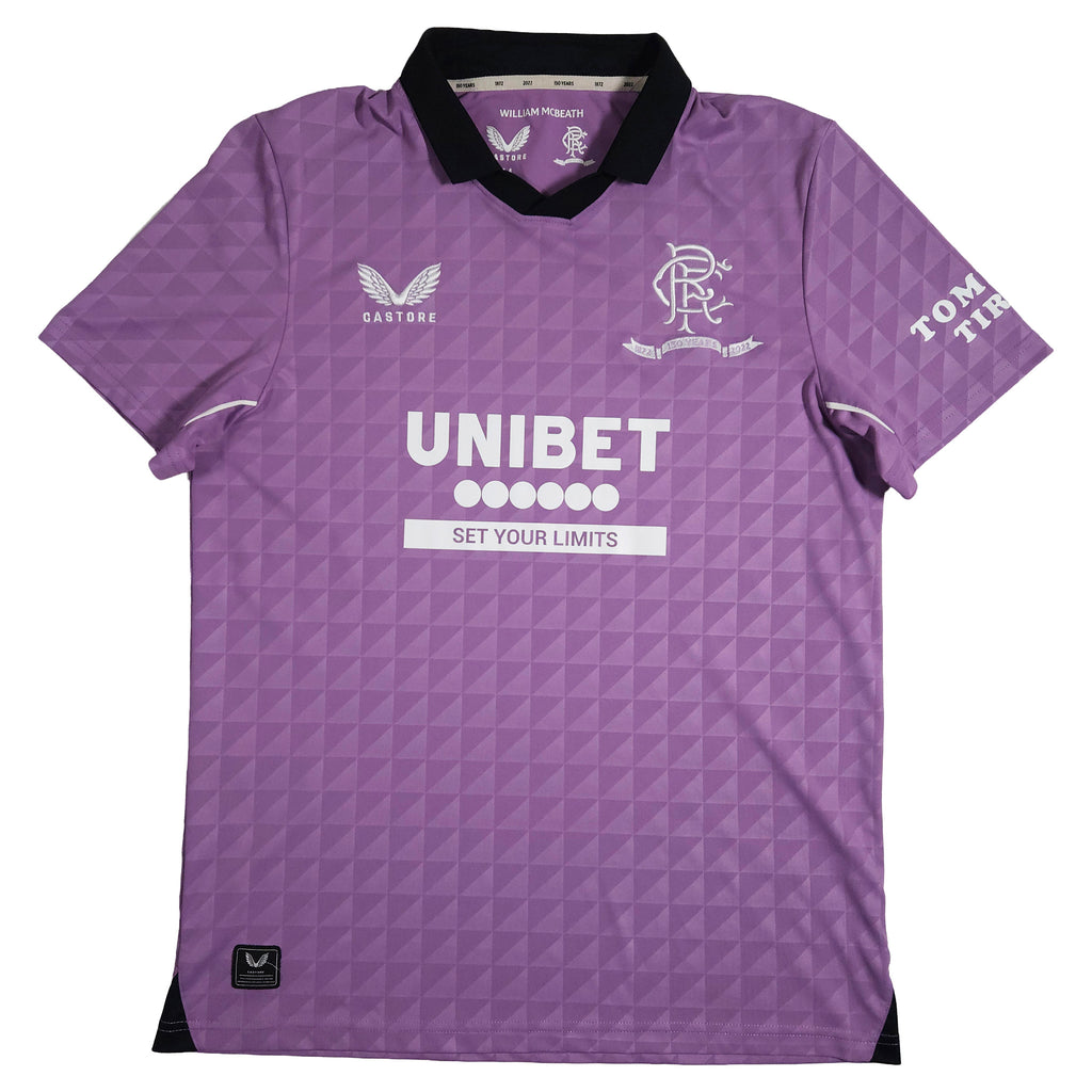 2021-22 Rangers Third Shirt - front view