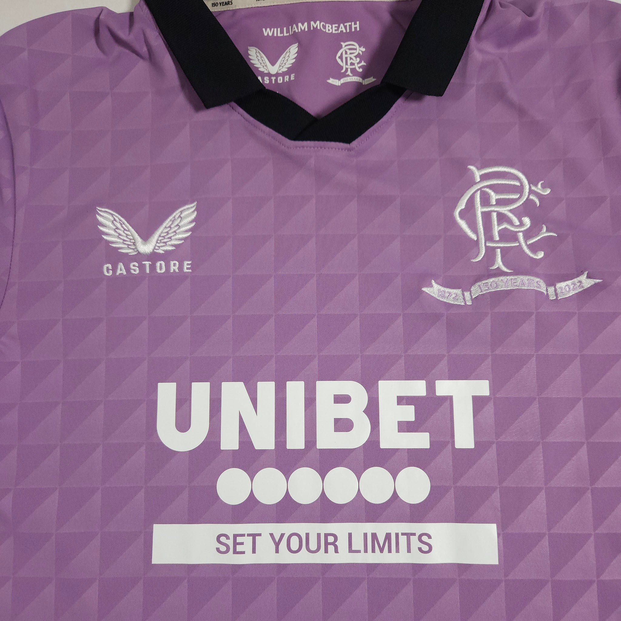 2021-22 Rangers Third Shirt detailed view 1
