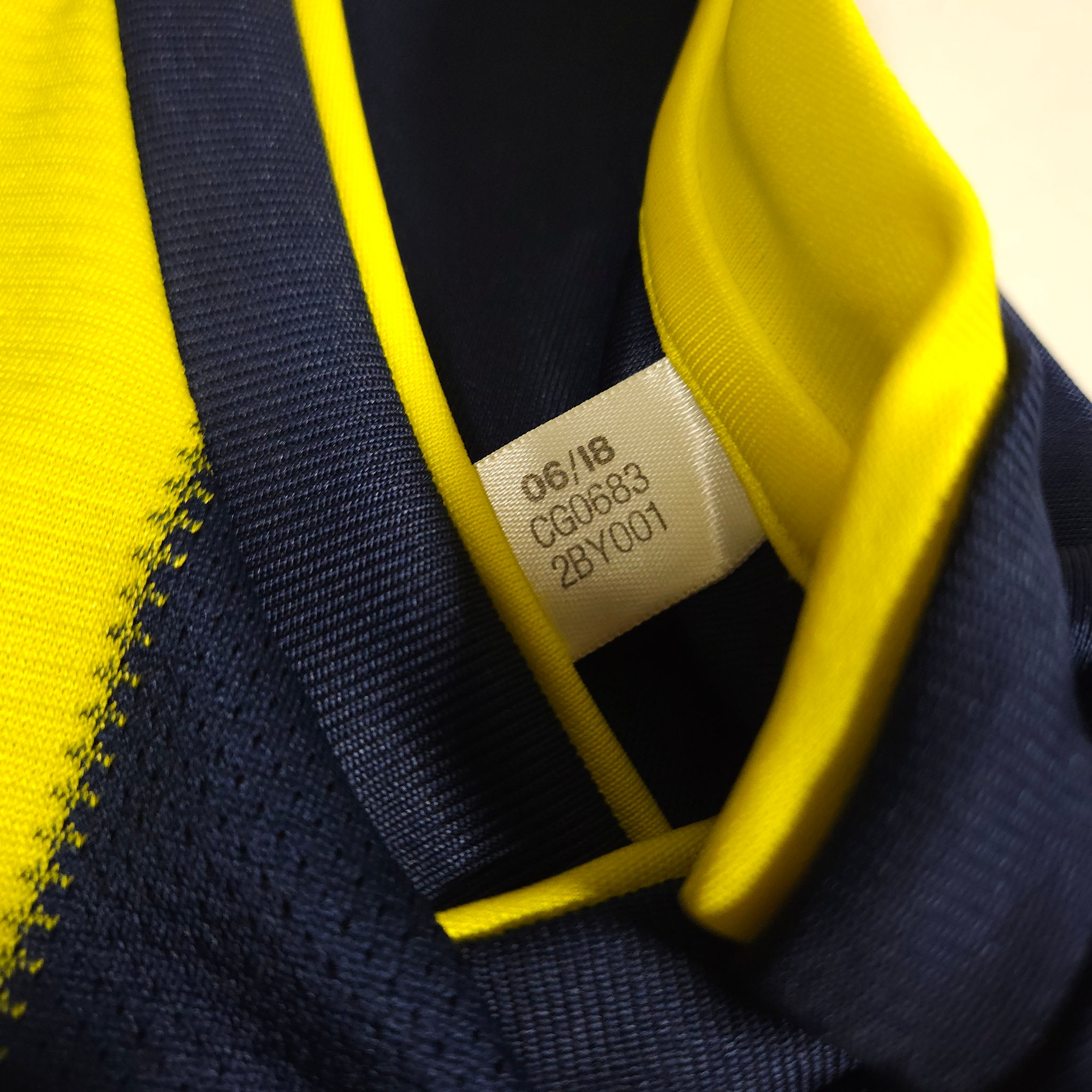 2018-19 Fenerbahce Home Shirt detailed view 8