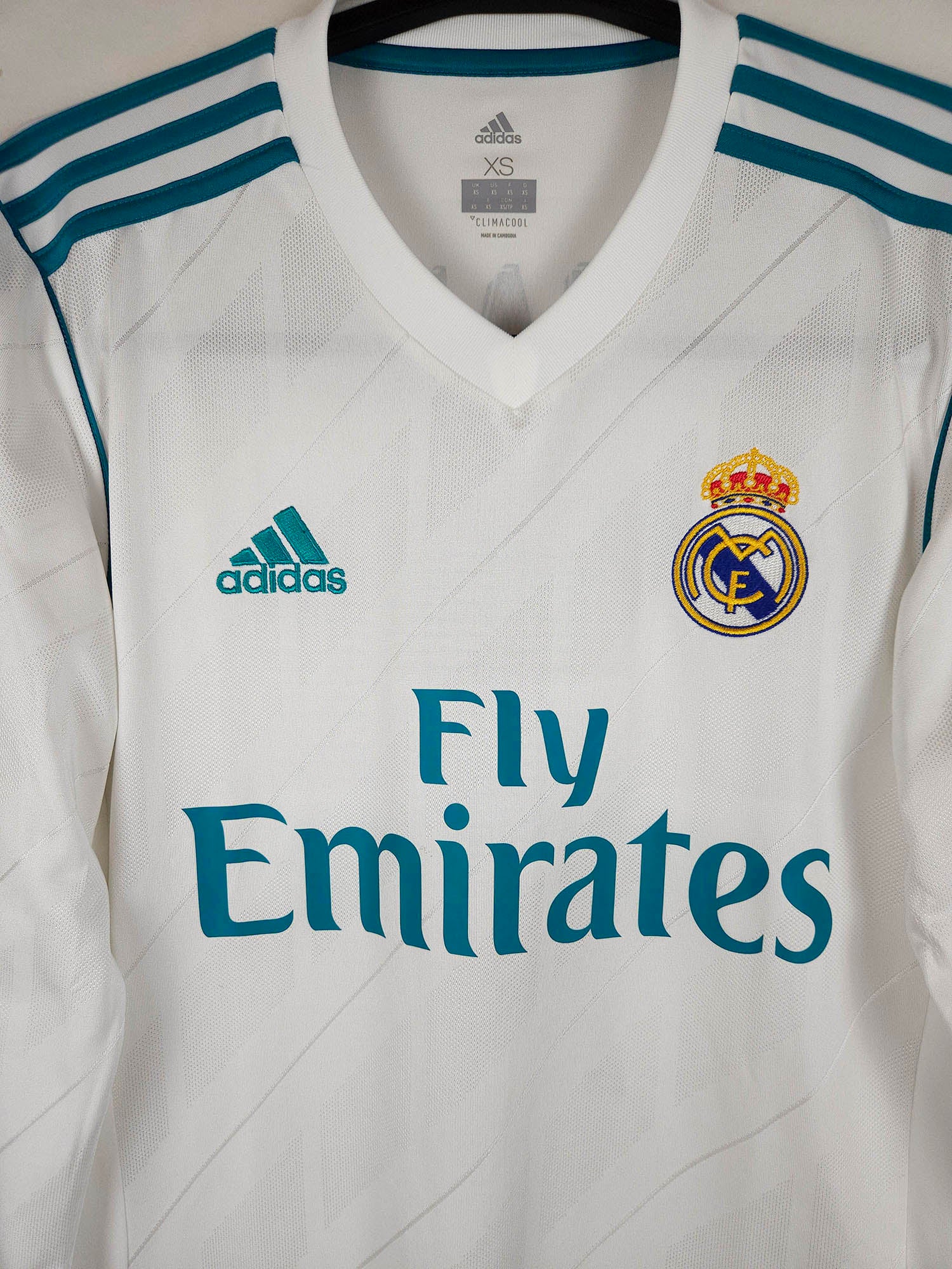 2017-18 Real Madrid Home Shirt Ronaldo #7 (LS) - detailed view