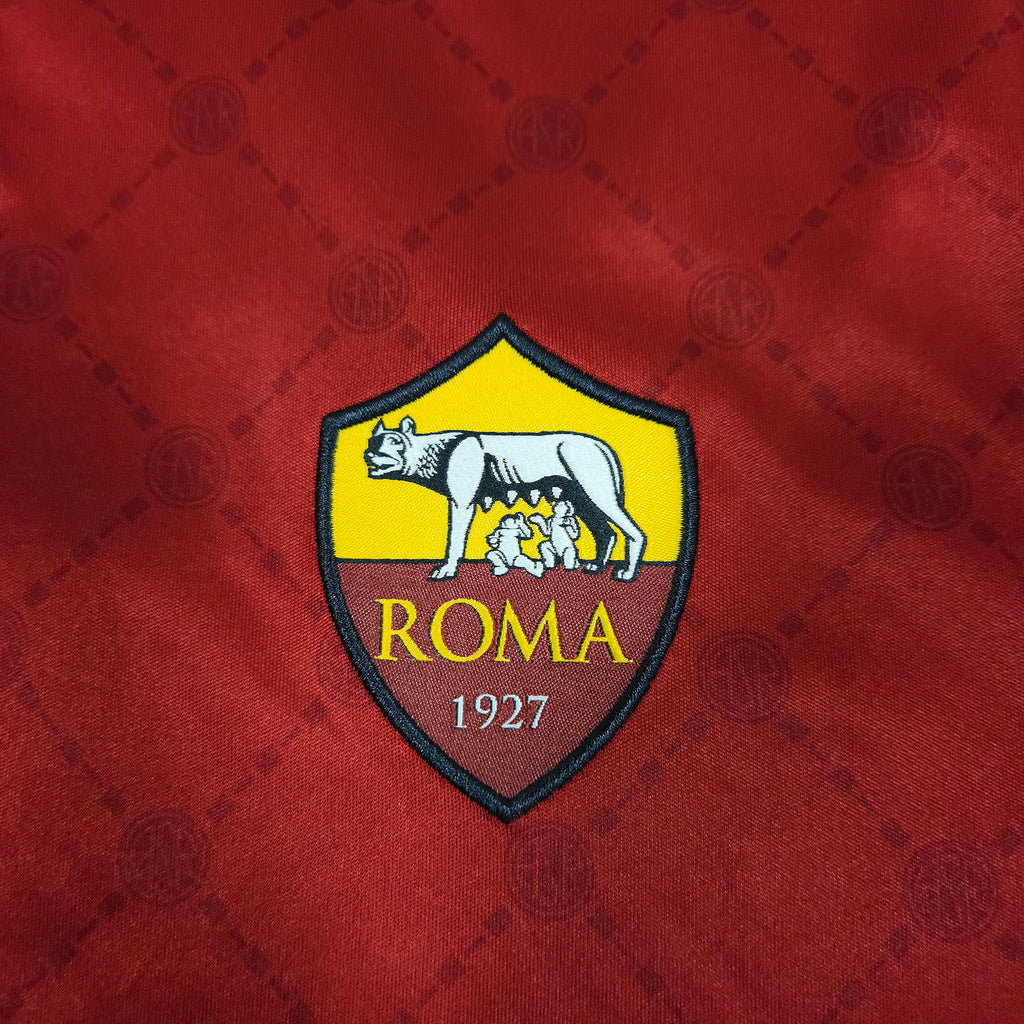 2022-23 AS Roma Home Shirt Pellegrini #7 - detailed view