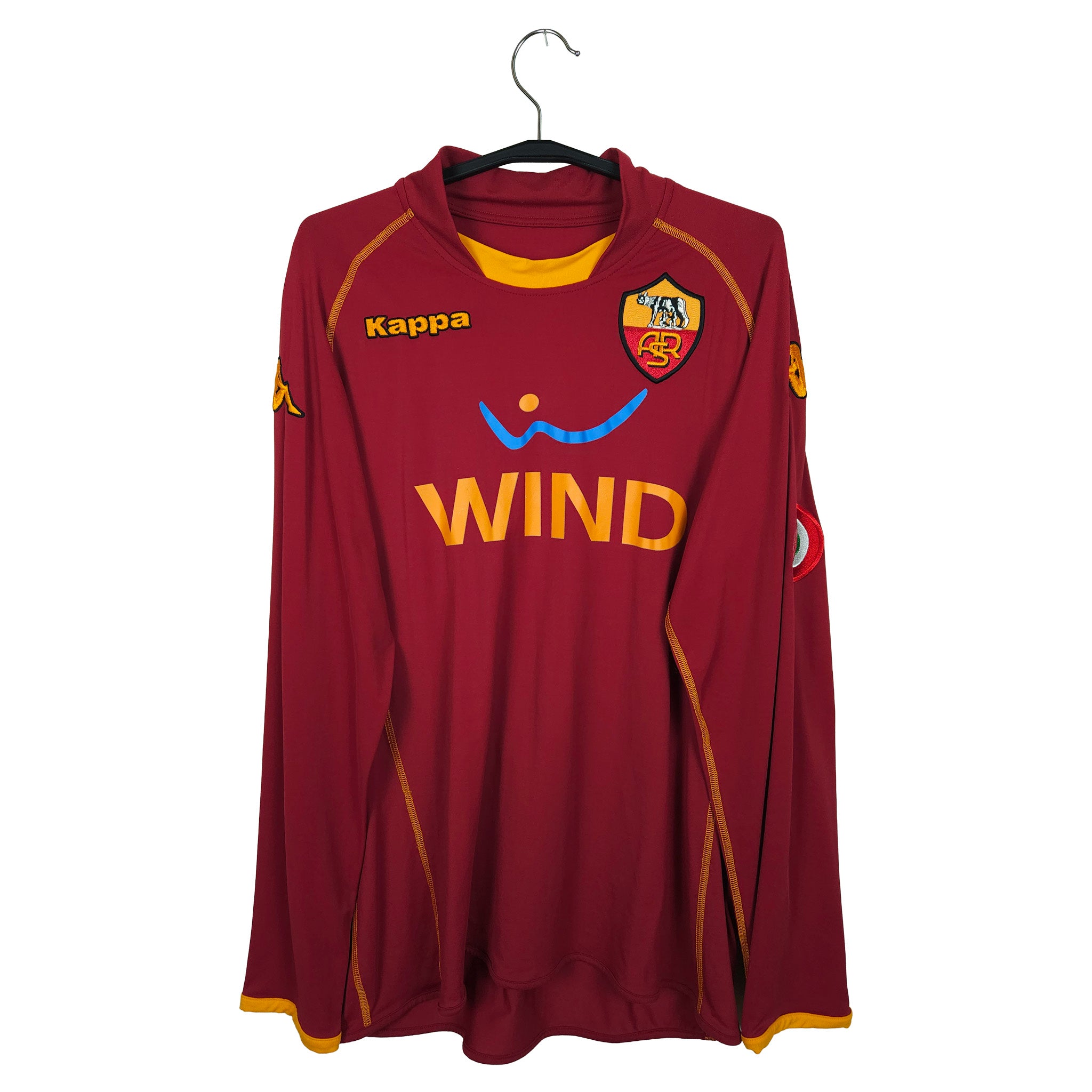 2008-09 AS Roma Thuisshirt Lange Mouwen