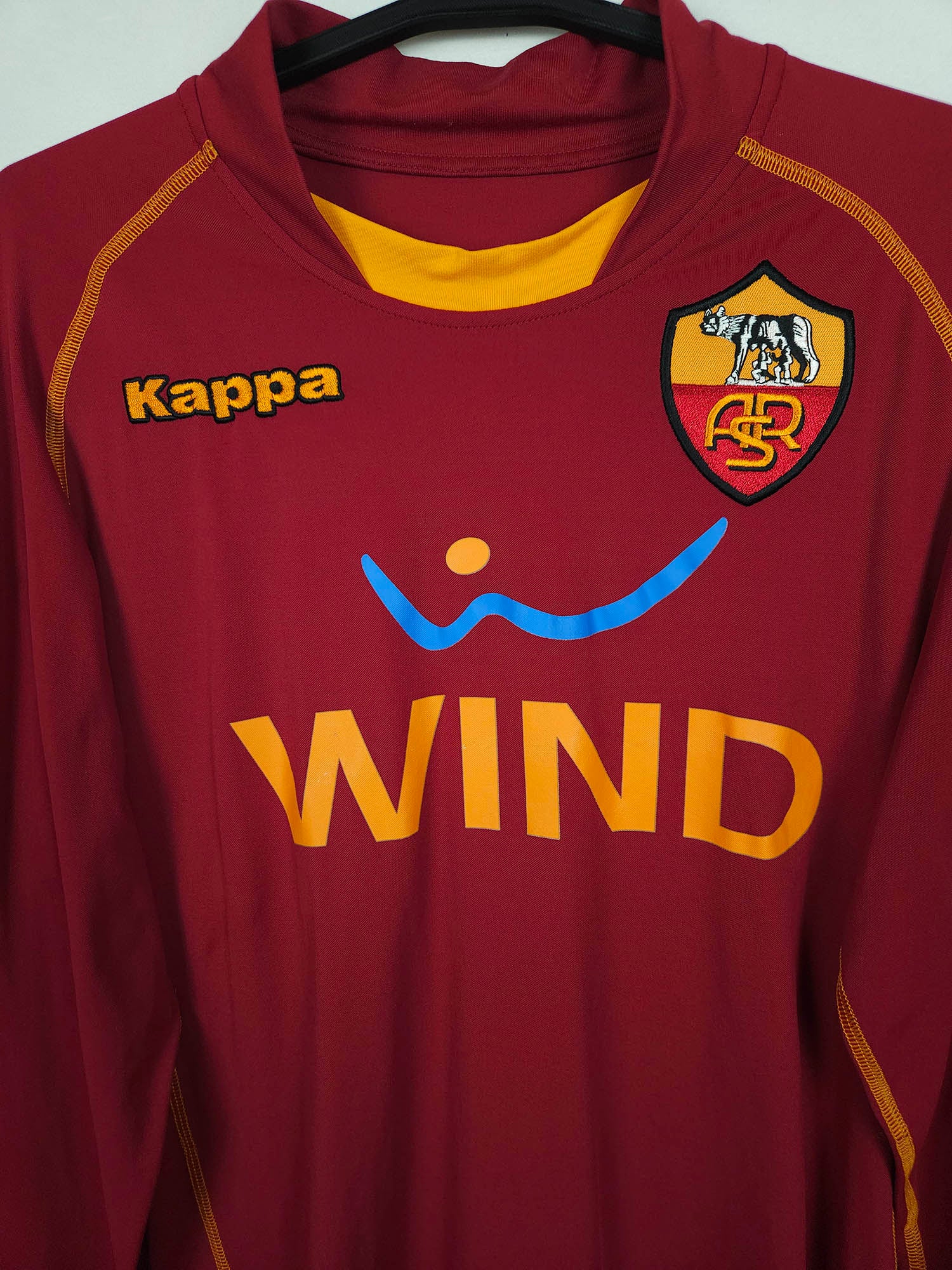 2008-09 AS Roma Thuisshirt Lange Mouwen