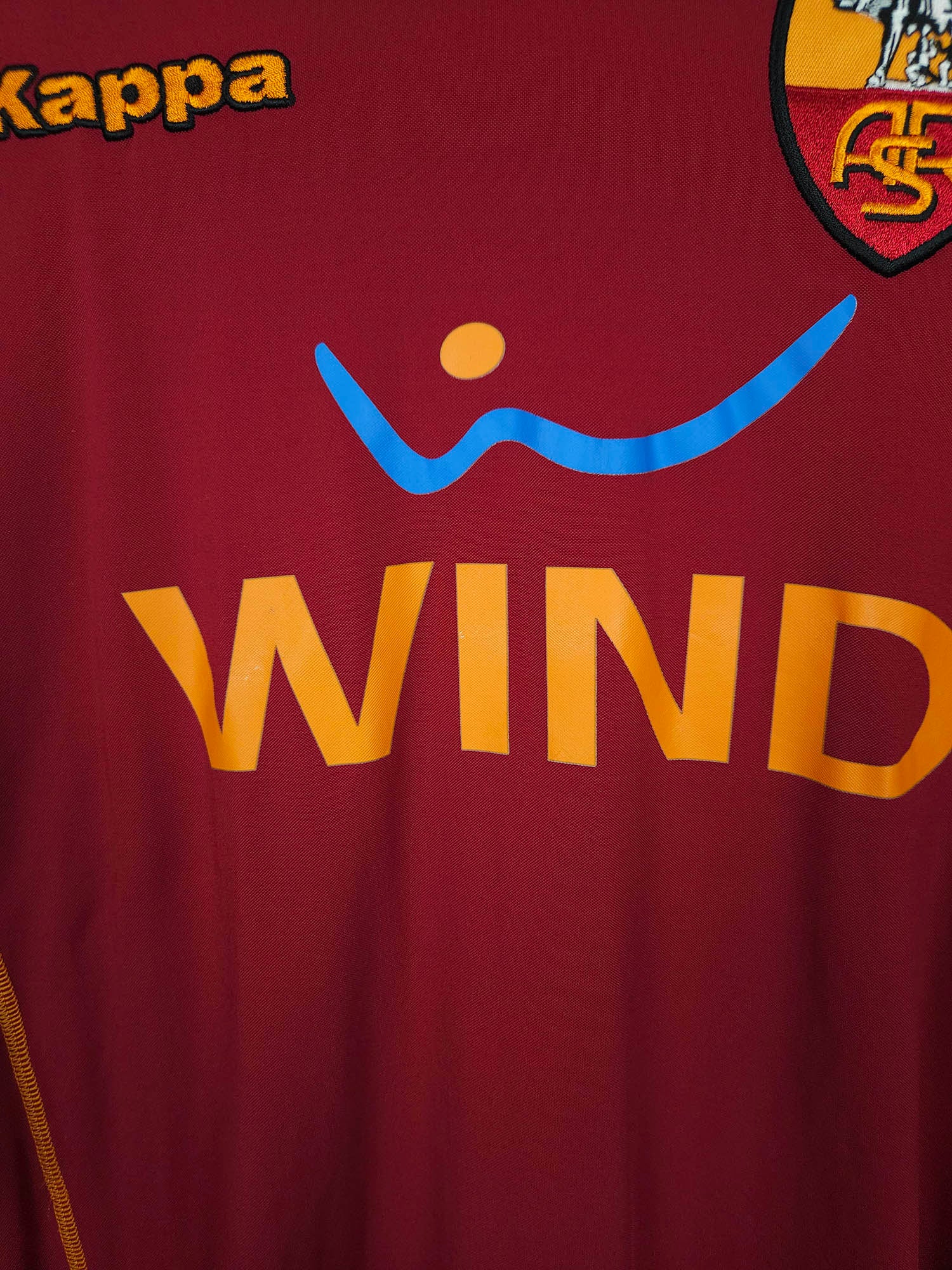 2008-09 AS Roma Thuisshirt Lange Mouwen
