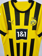 2022-23 Borussia Dortmund Home Shirt Haller #9 - detailed view