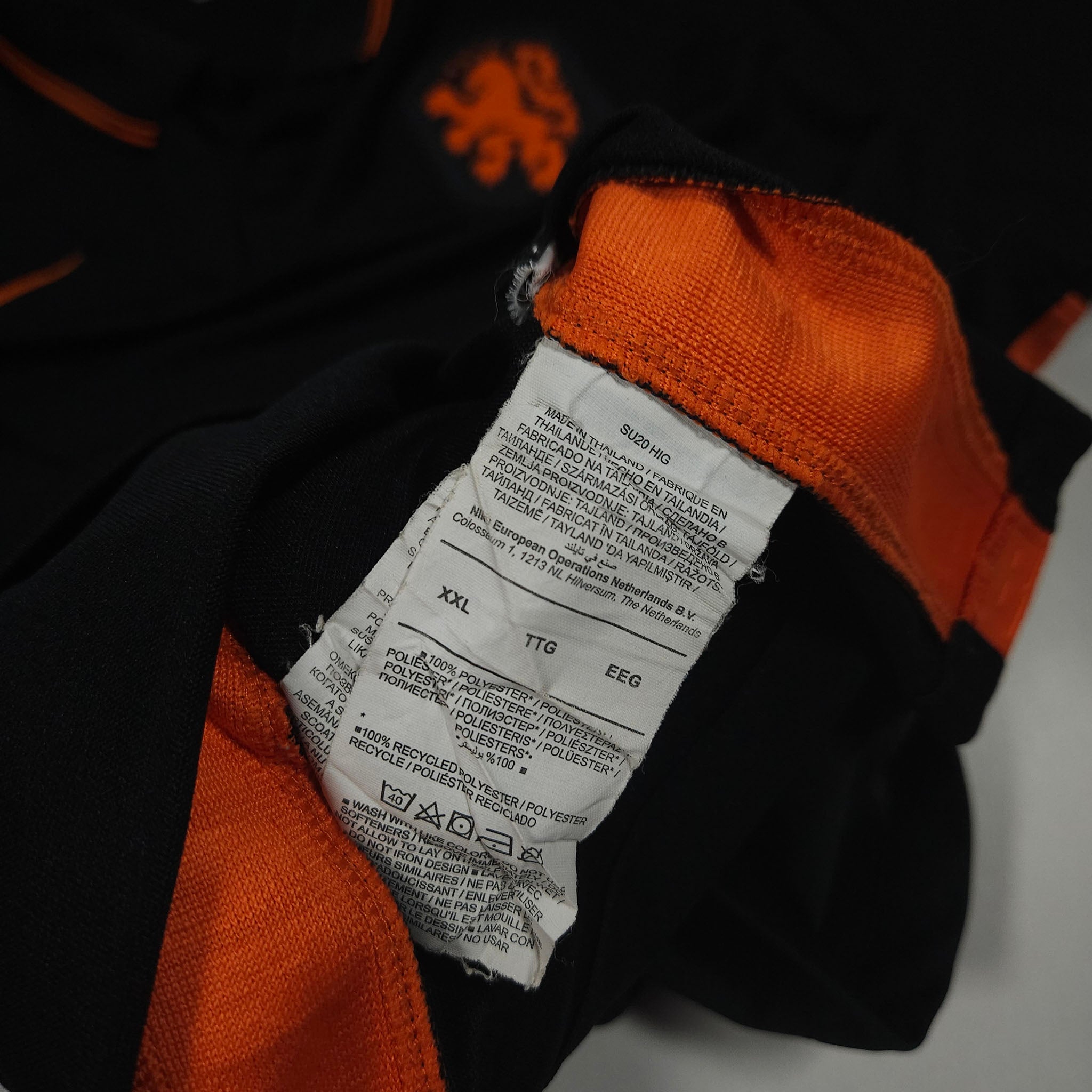 2020-21 Netherlands Away Shirt detailed view 5