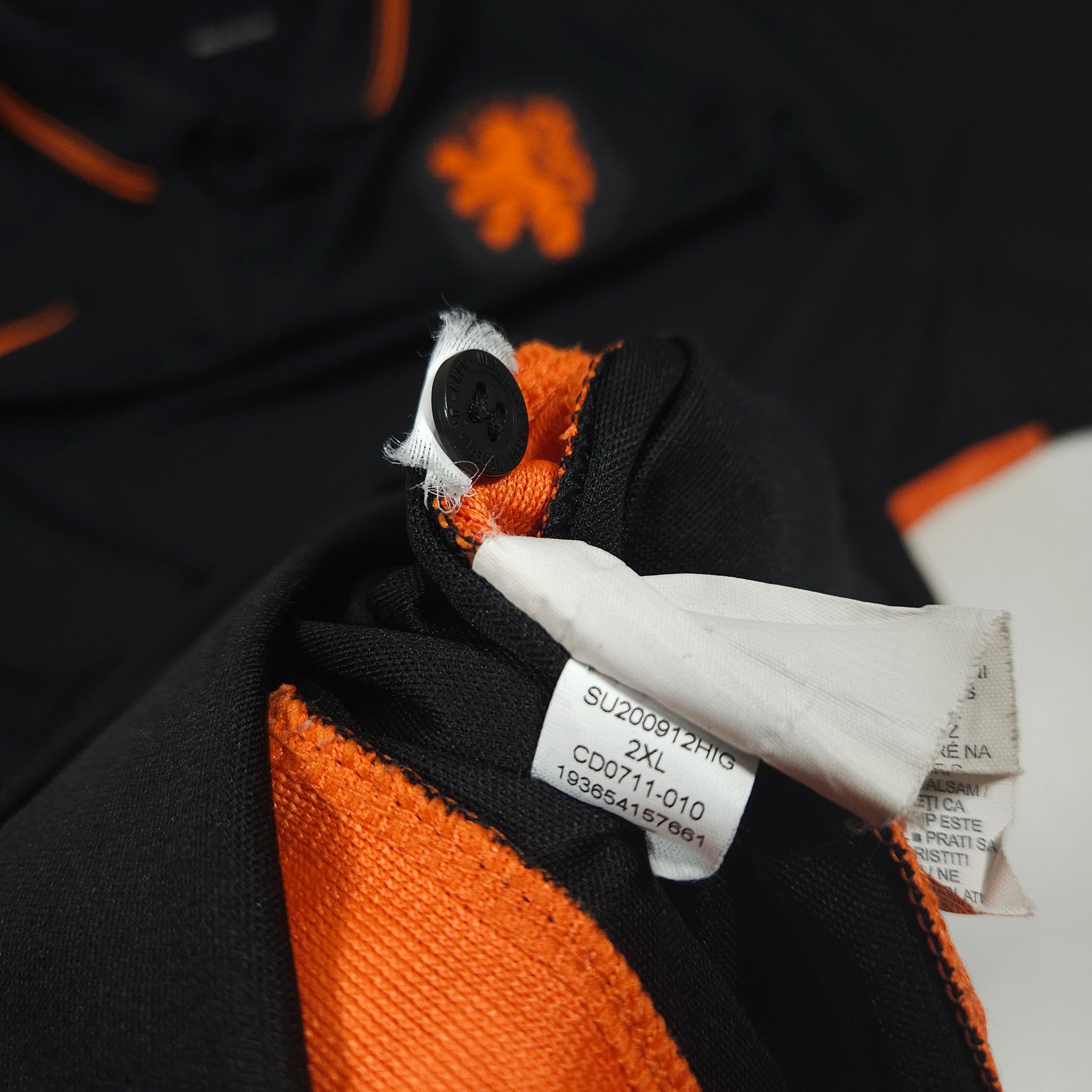 2020-21 Netherlands Away Shirt detailed view 6