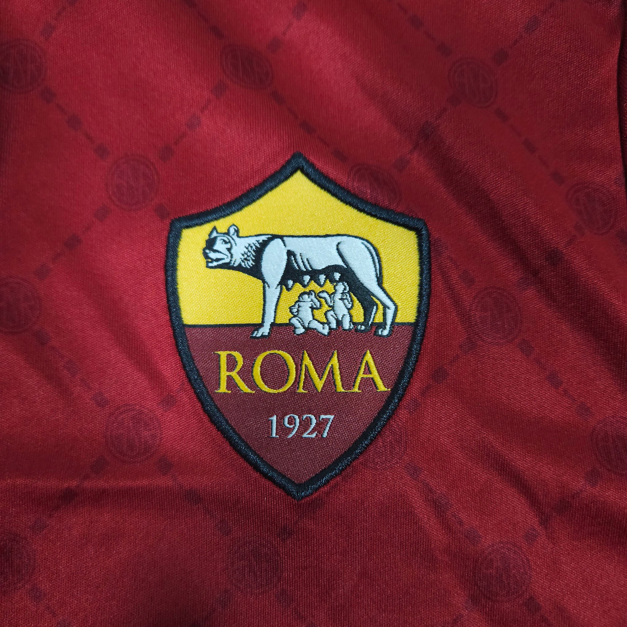 2022-23 AS Roma Home Shirt detailed view 2