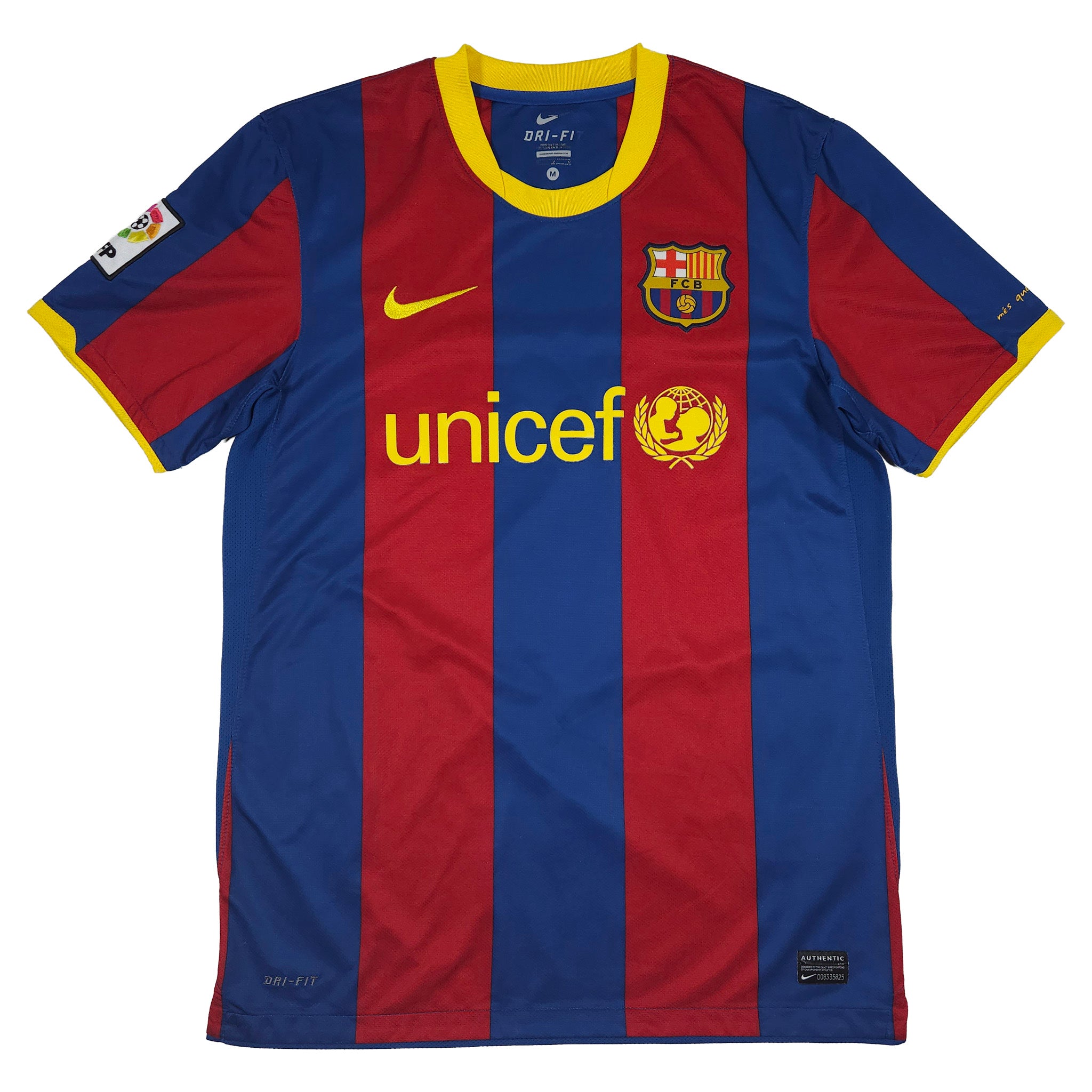 Barcelona Home Shirt 2010-11 front view