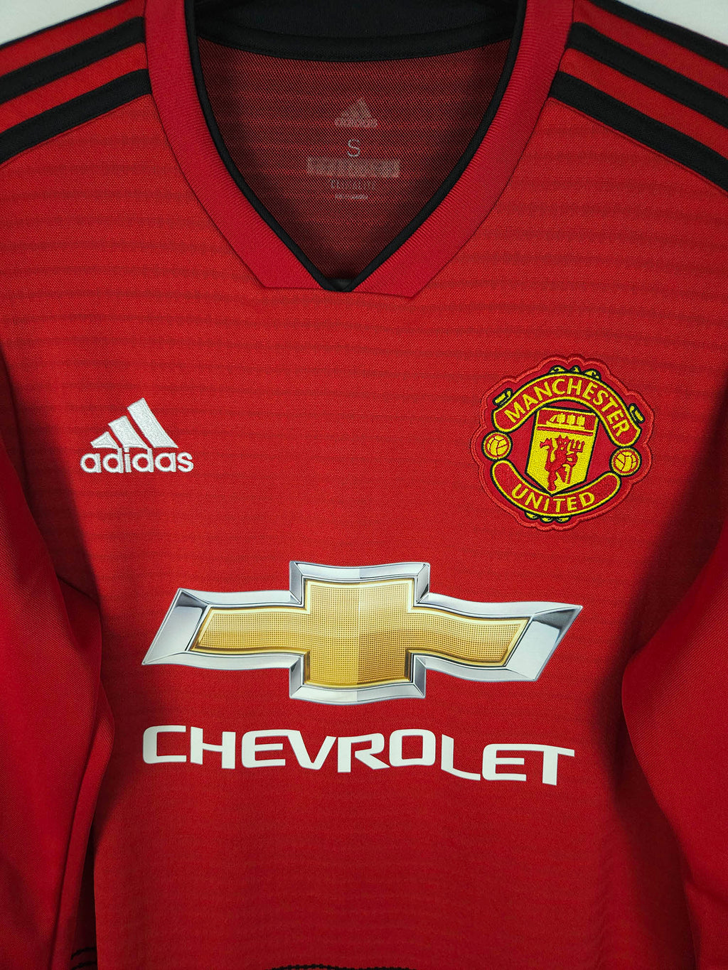 2018-19 Manchester United Home Shirt Rashford #10 (LS) - detailed view