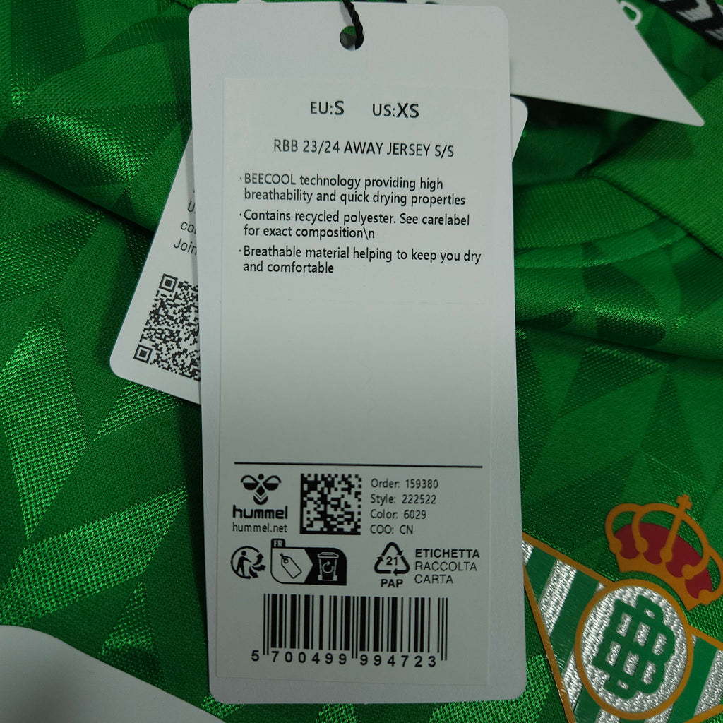 Real Betis Away Shirt 2023-24 detailed view 11
