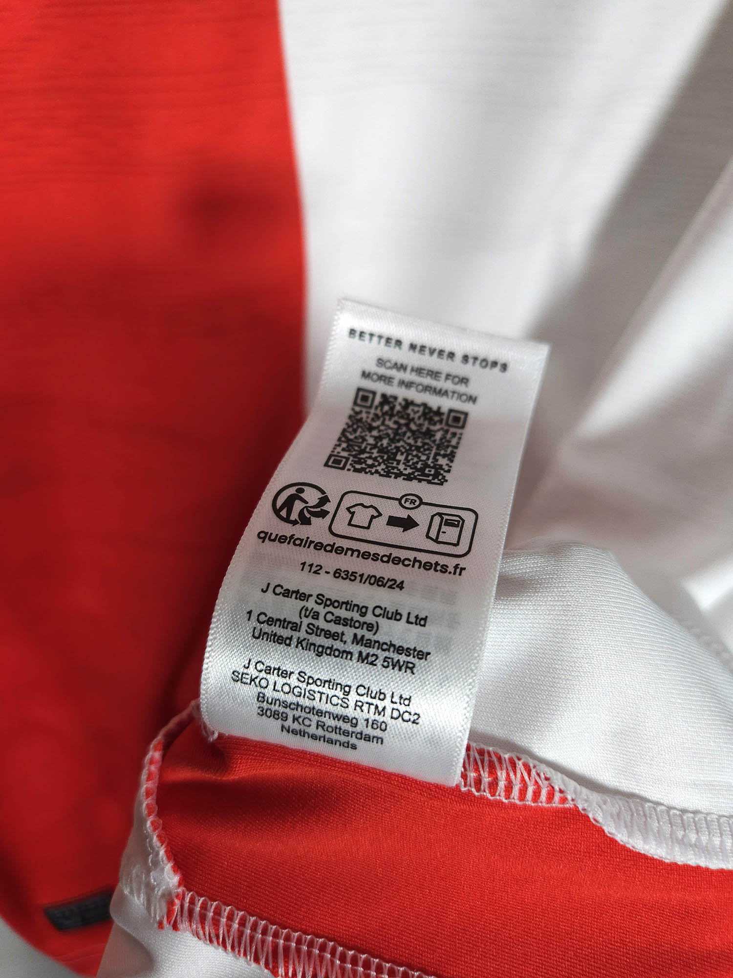 2024-25 Feyenoord Thuisshirt Timber #8