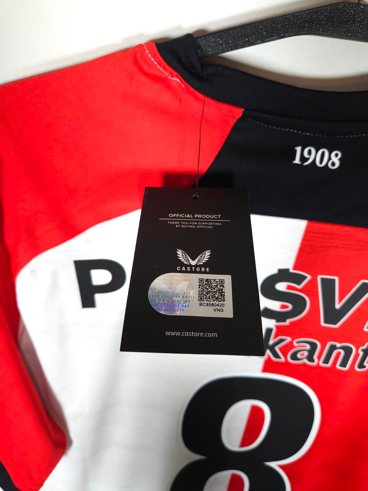2024-25 Feyenoord Thuisshirt Timber #8