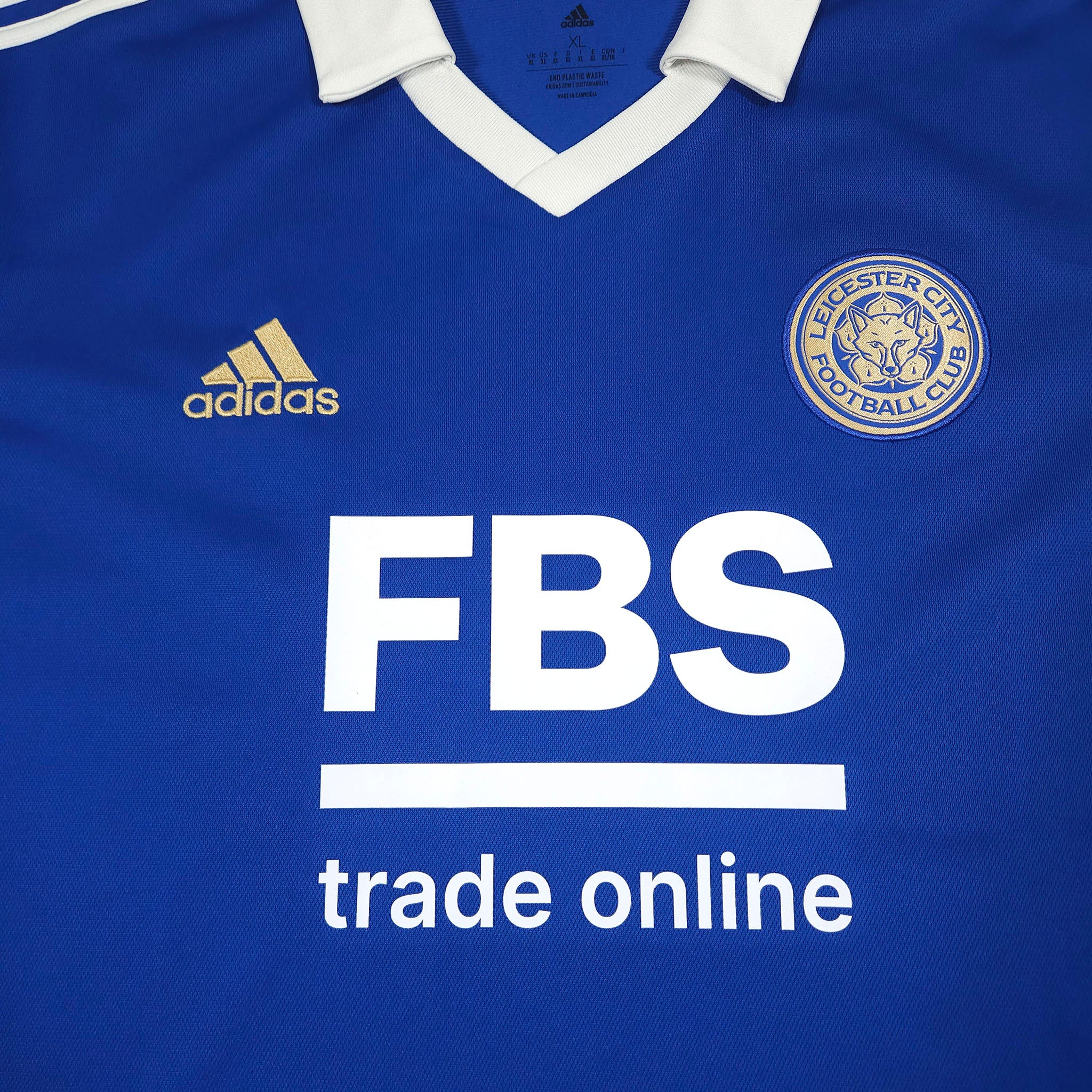 2022-23 Leicester City Home Shirt detailed view 1