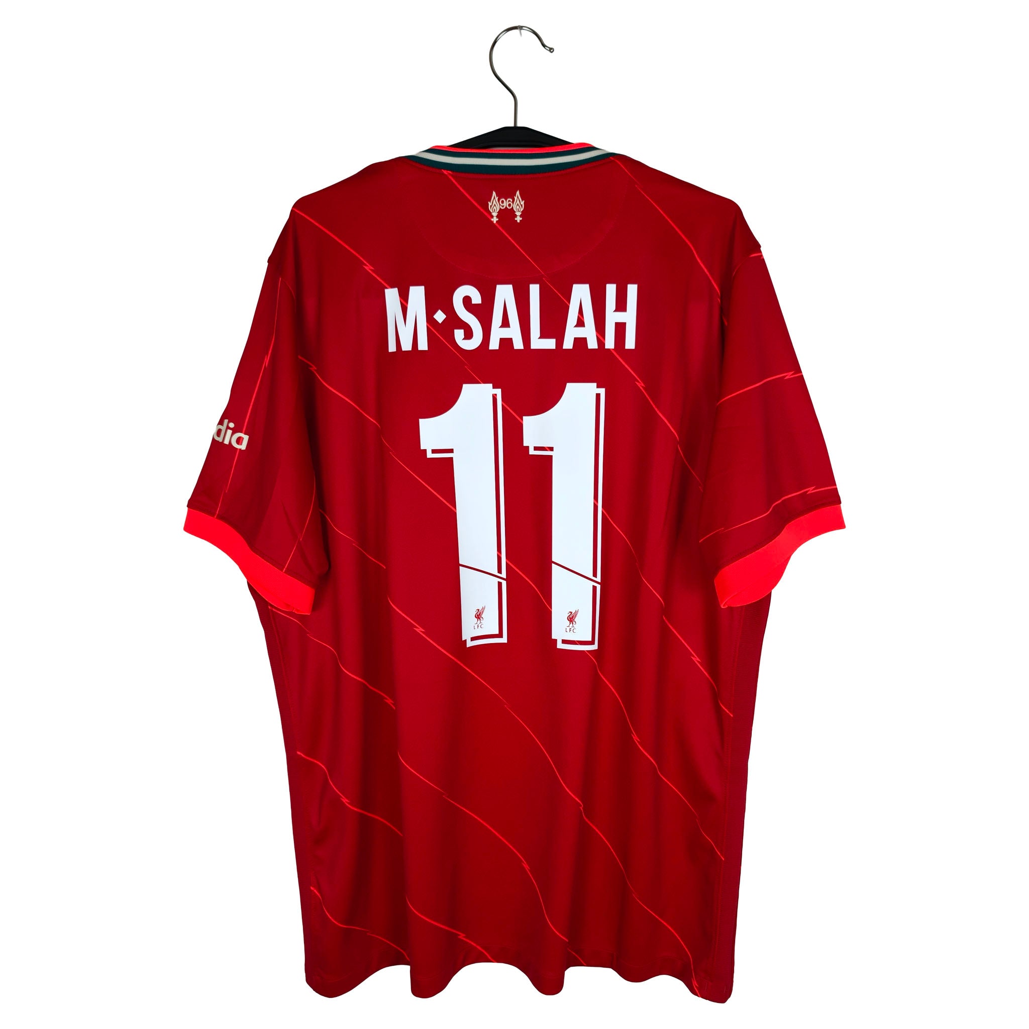 2021-22 Liverpool thuisshirt M. Salah #11
