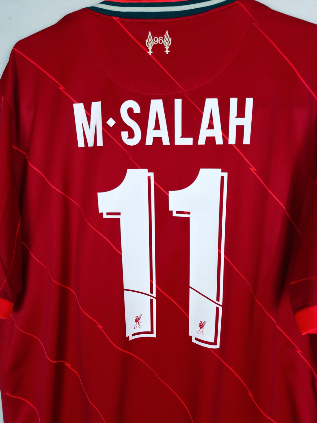 2021-22 Liverpool thuisshirt M. Salah #11