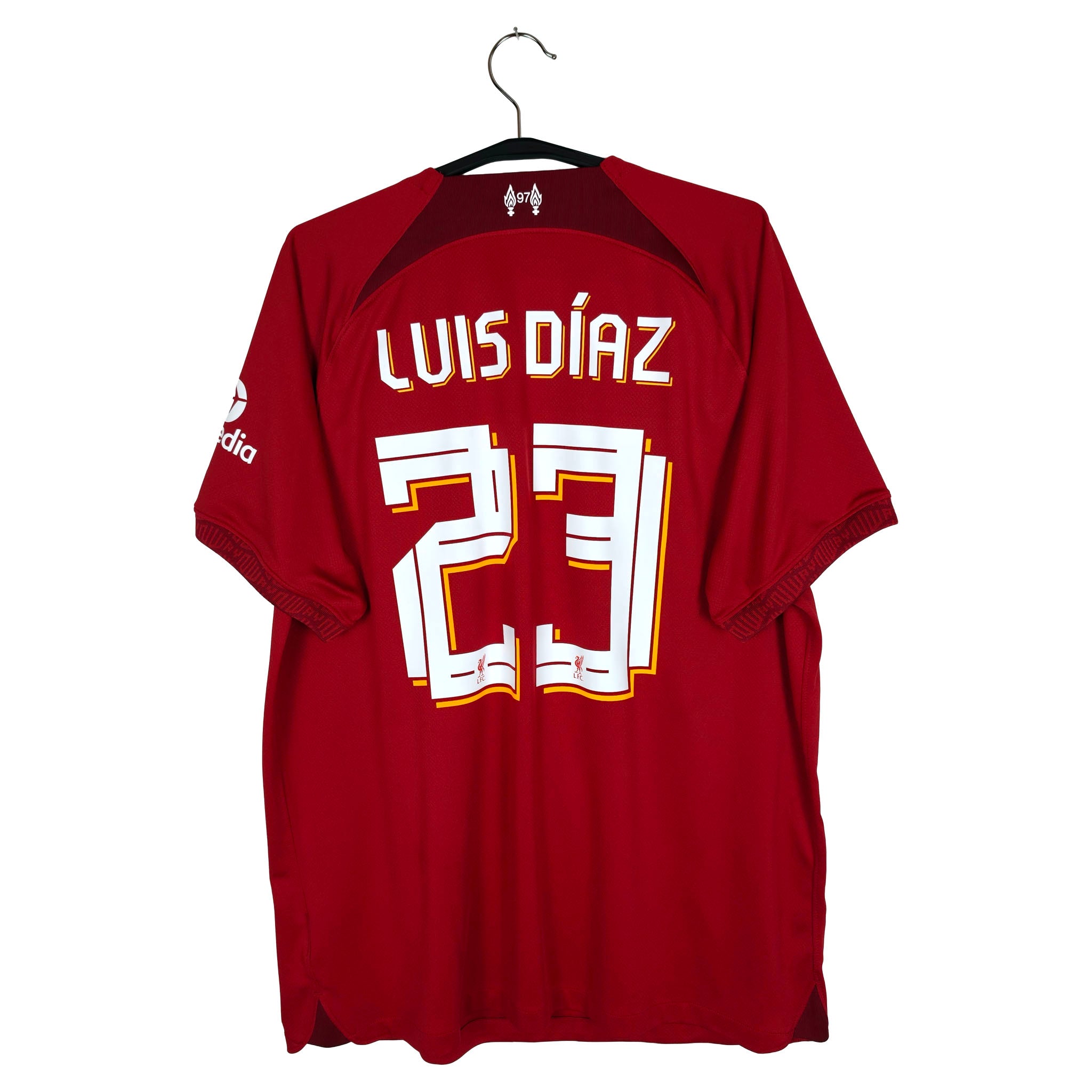 2022-23 Liverpool thuisshirt Luis Díaz #23