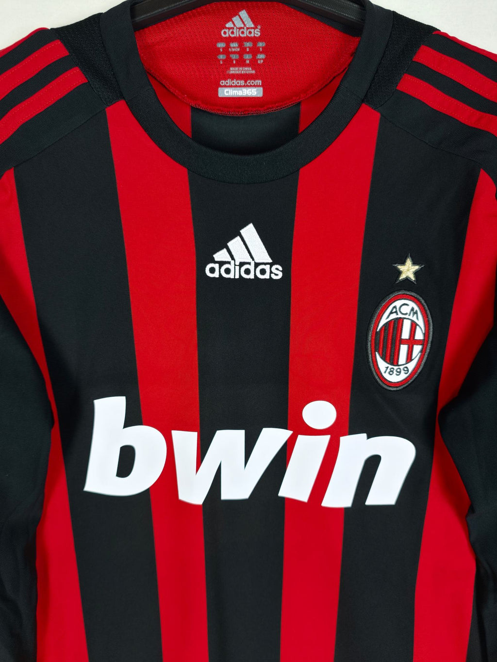 2008-09 AC Milan thuisshirt Ronaldinho #80 (LS)