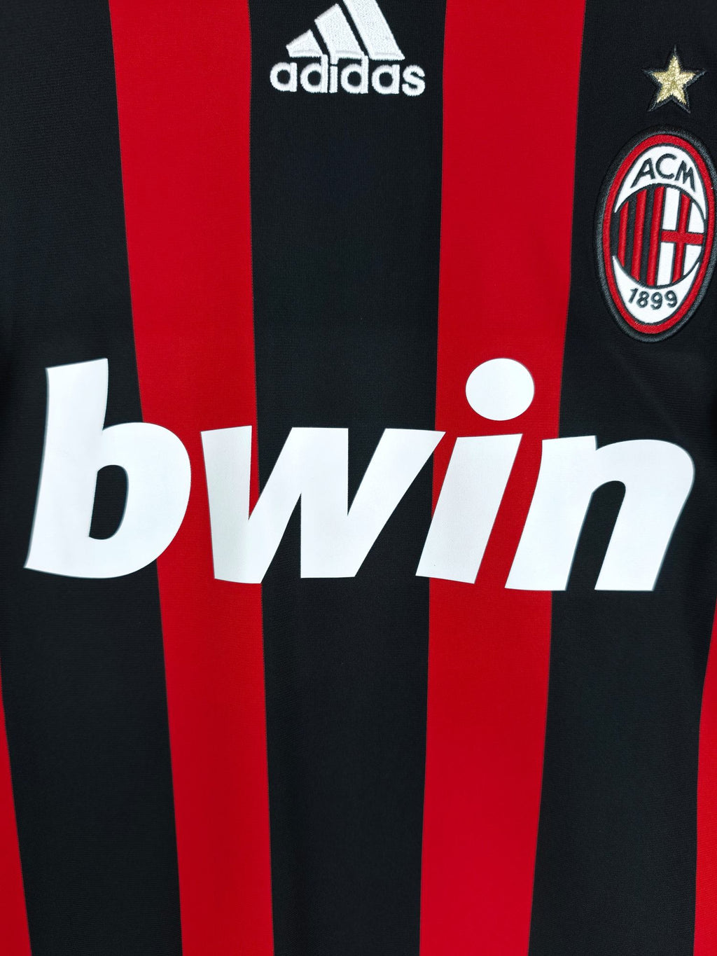 2008-09 AC Milan thuisshirt Ronaldinho #80 (LS)