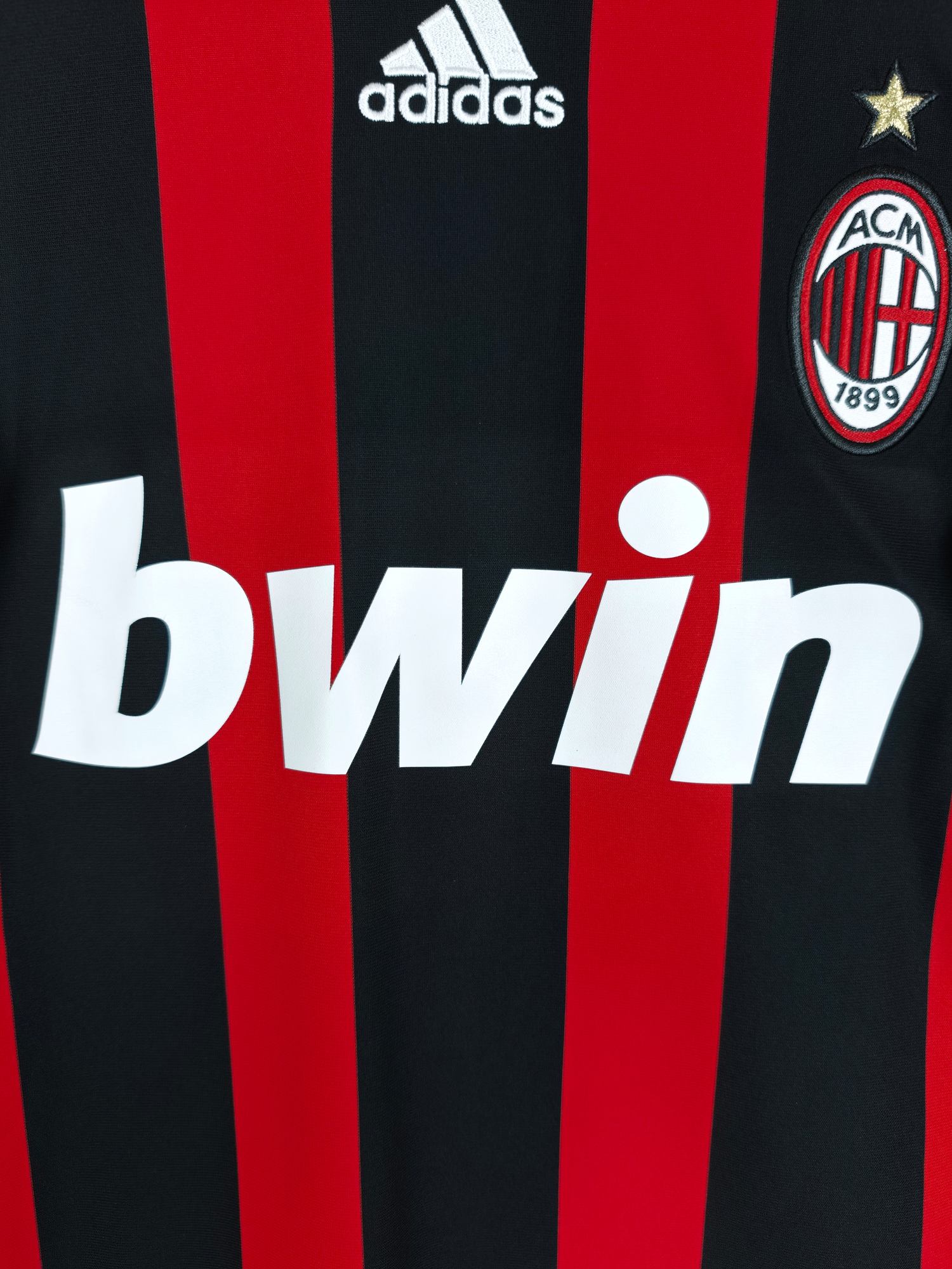2008-09 AC Milan thuisshirt Ronaldinho #80 (LS)