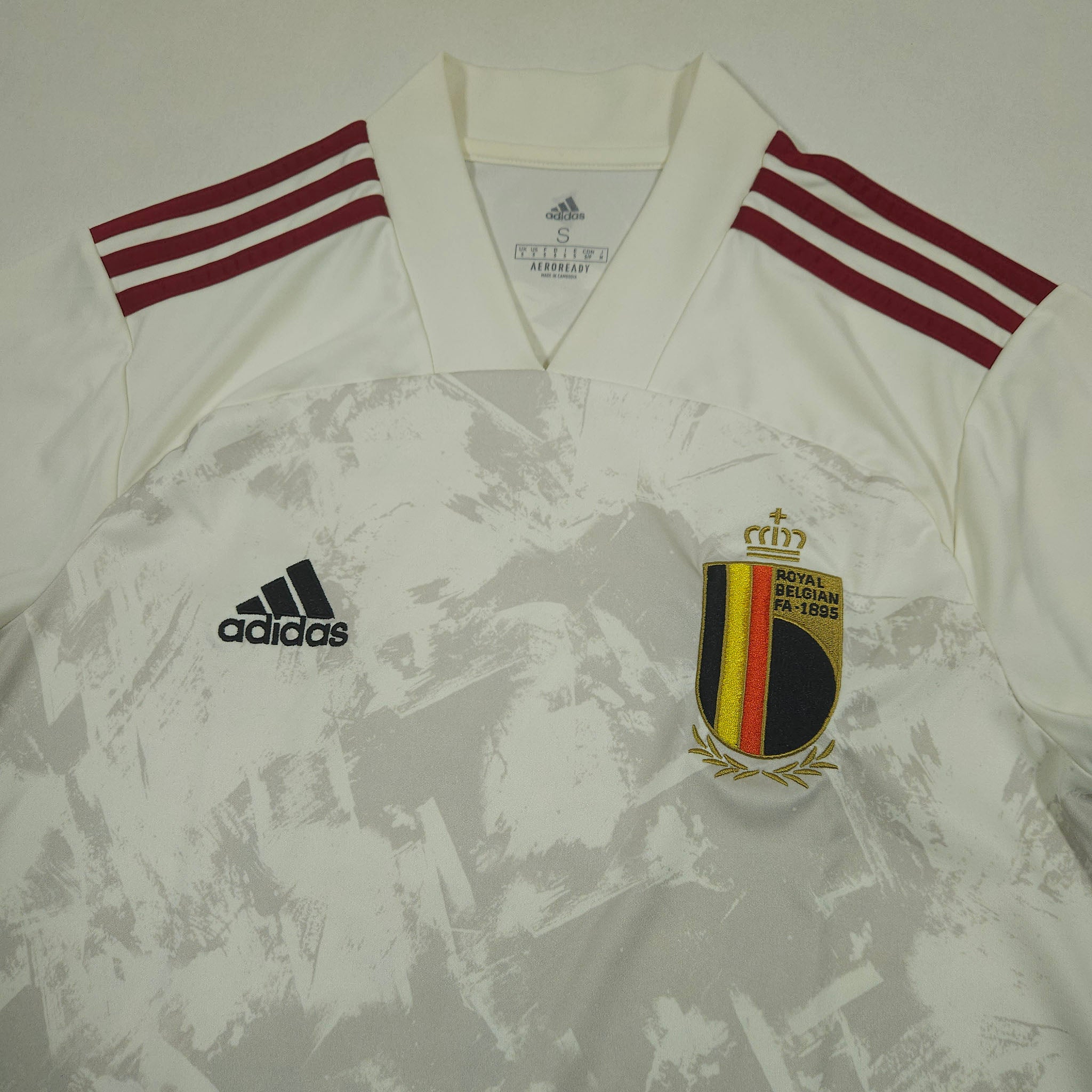 2021-22 Belgium Away Shirt detailed view 1