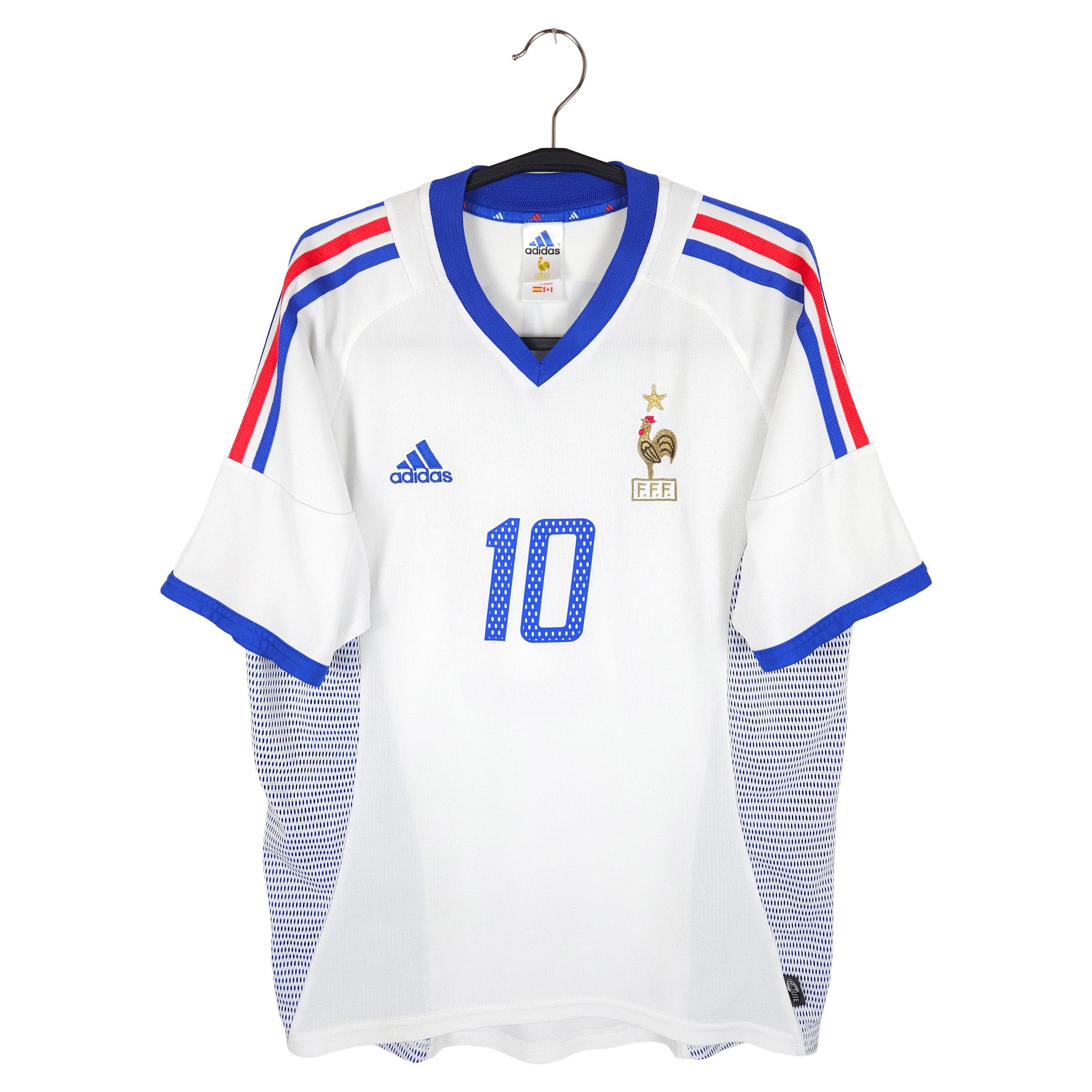 ウェア 2002 FRANCE ZIDANE  shirt France 2002-04 Uit Football Shirt | Zinedine Zidane
