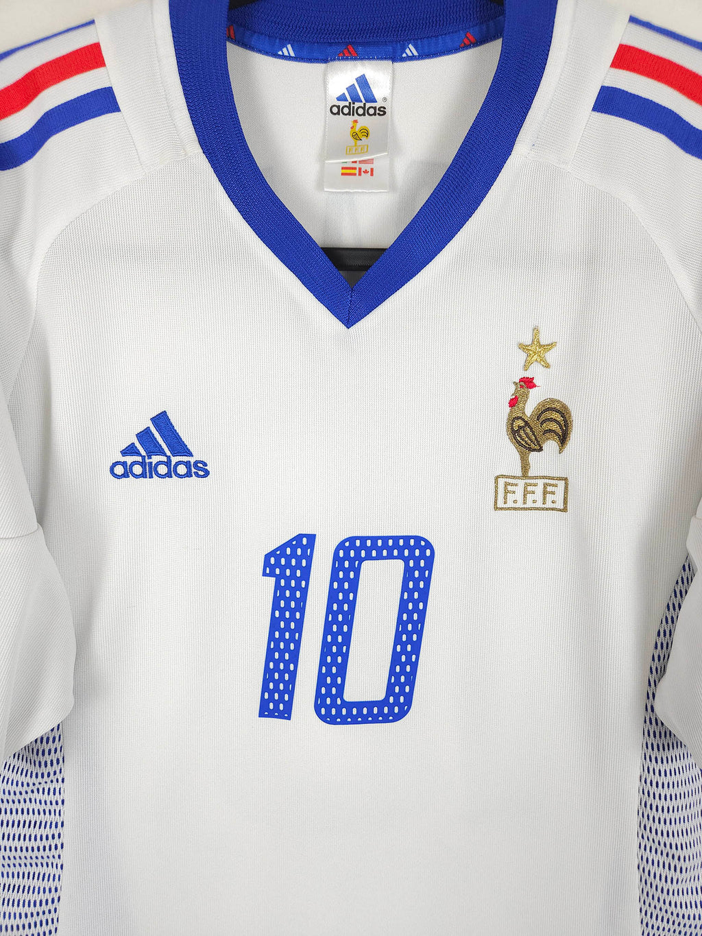 2002-04 Frankrijk uitshirt Zidane #10