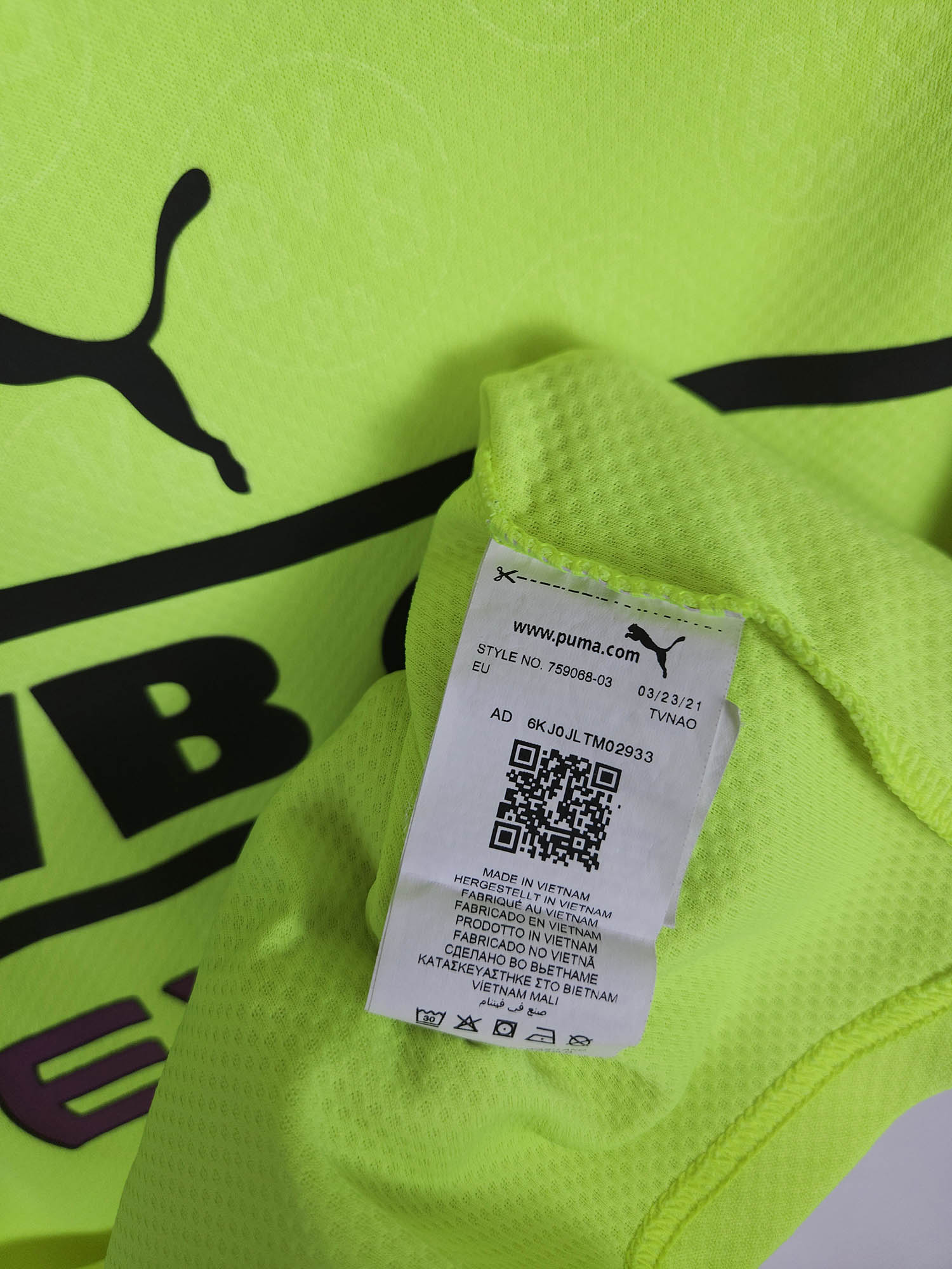 2021-22 Borussia Dortmund European Shirt