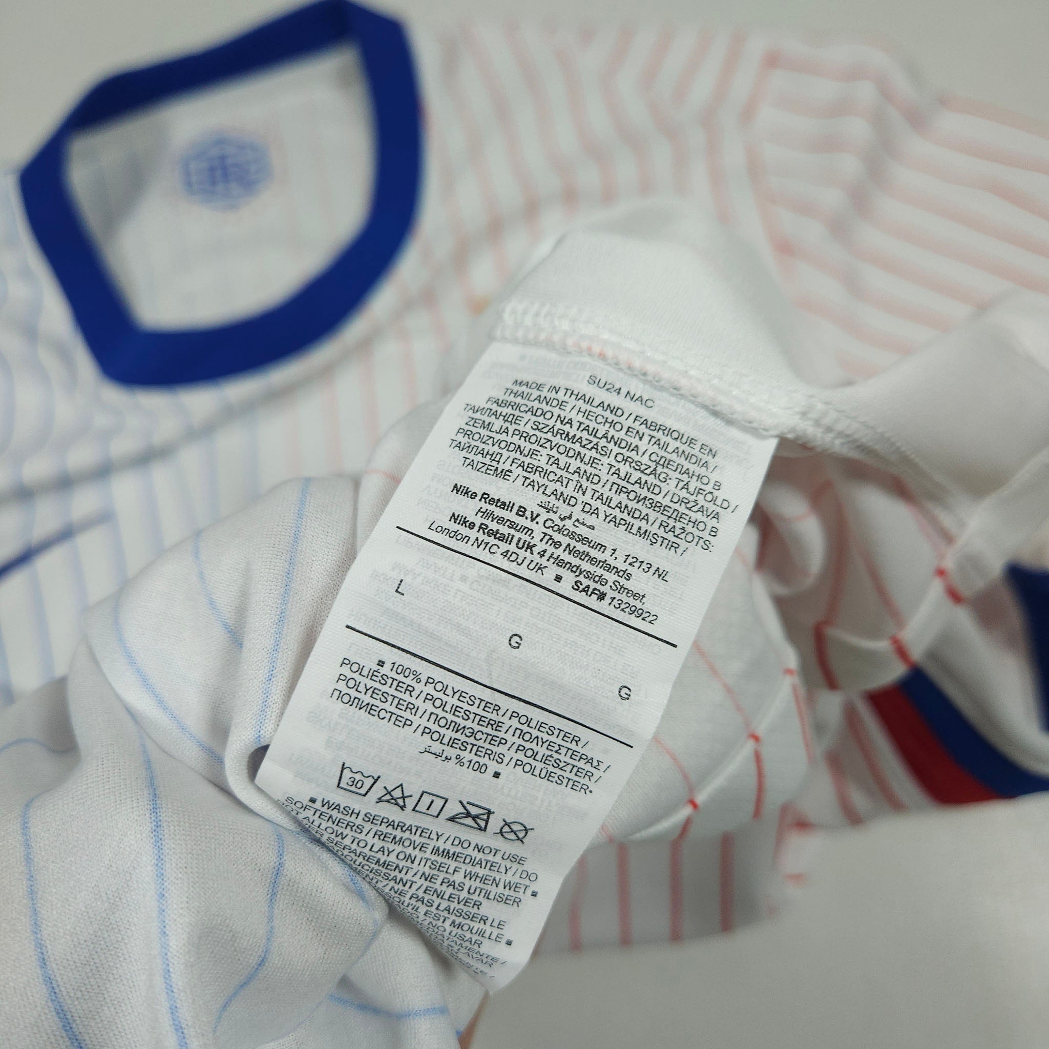 2024-25 France Away Shirt detailed view 6