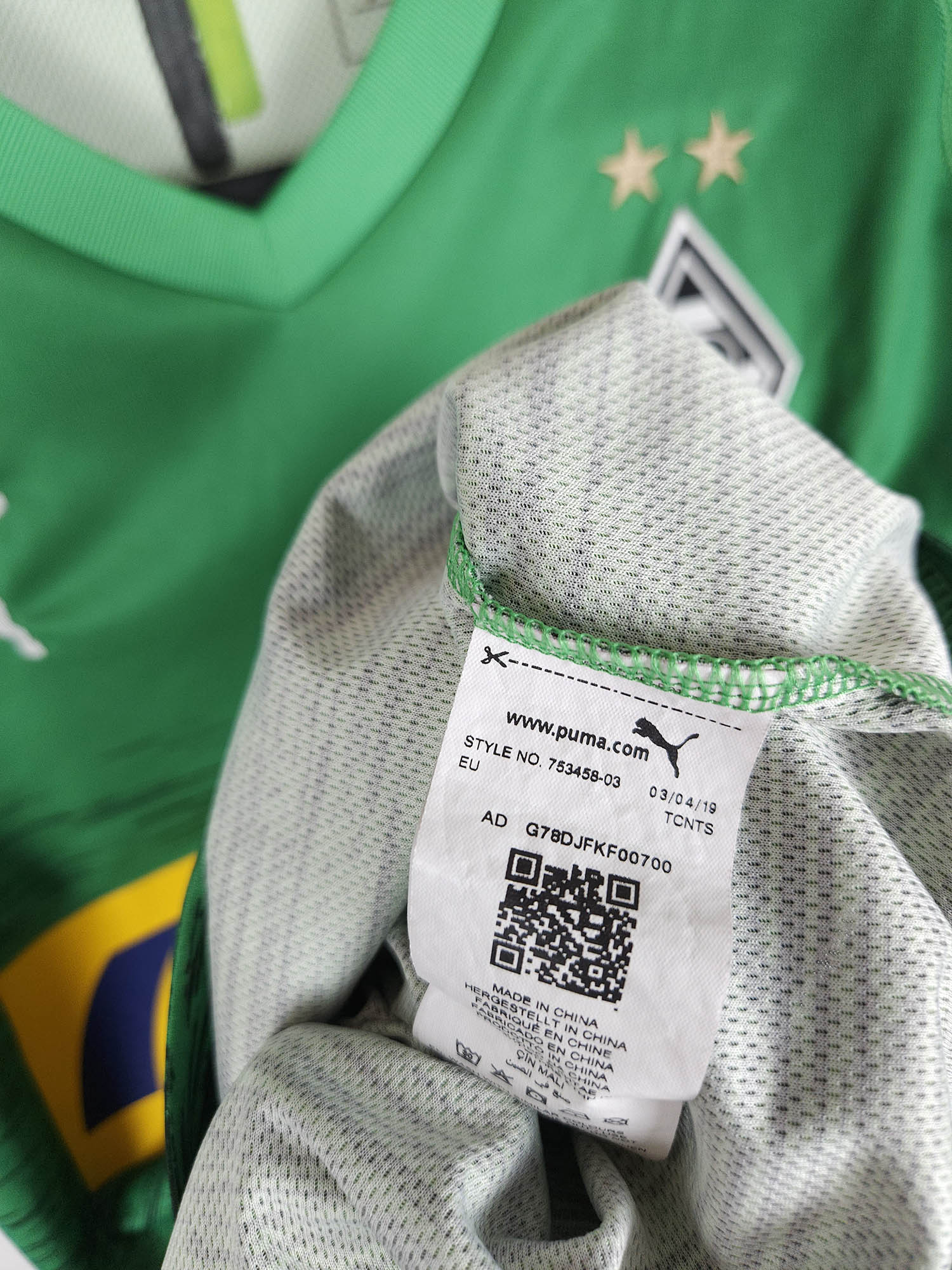 2018-19 Borussia Mönchengladbach derde shirt