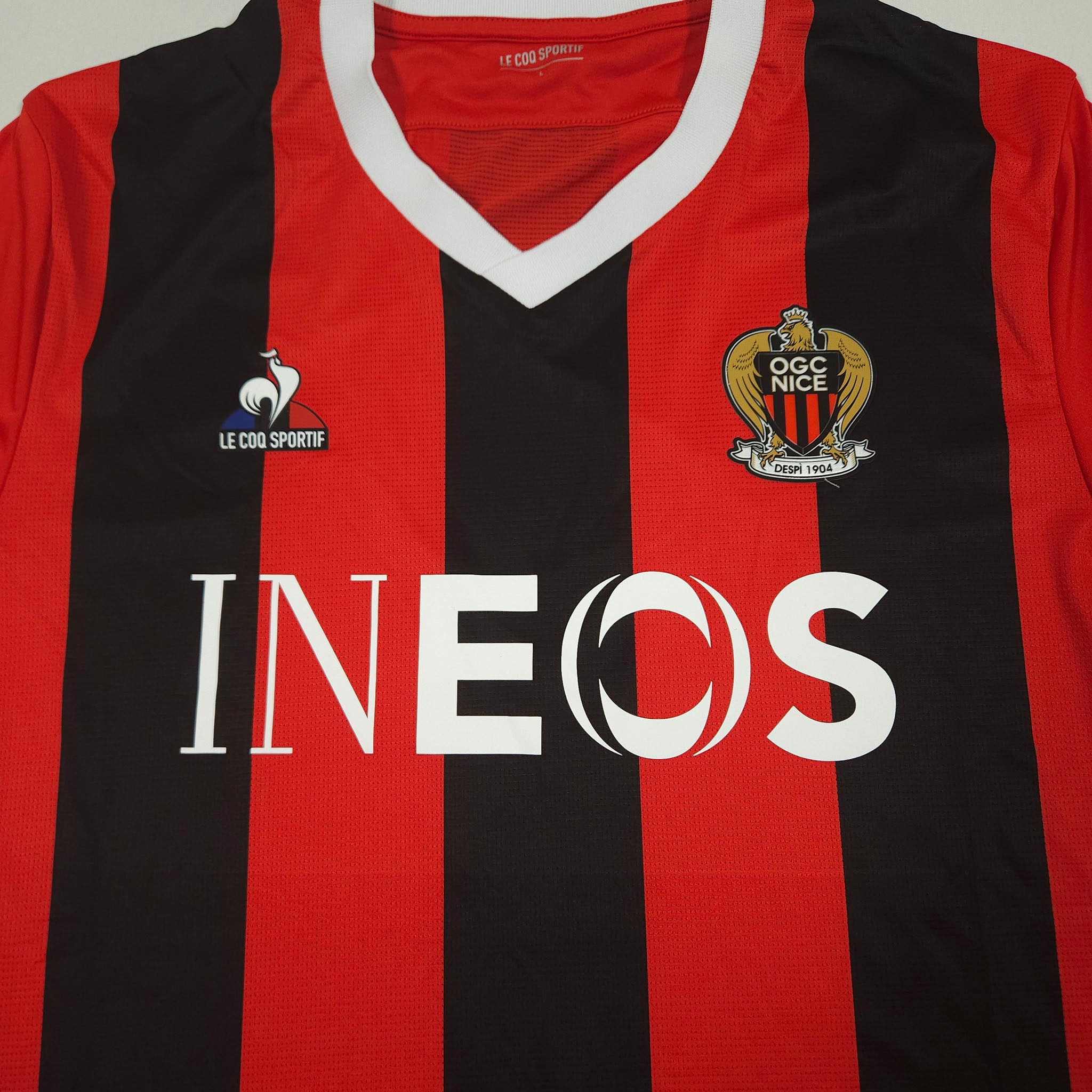 2023-24 Nice Home Shirt detailed view 1
