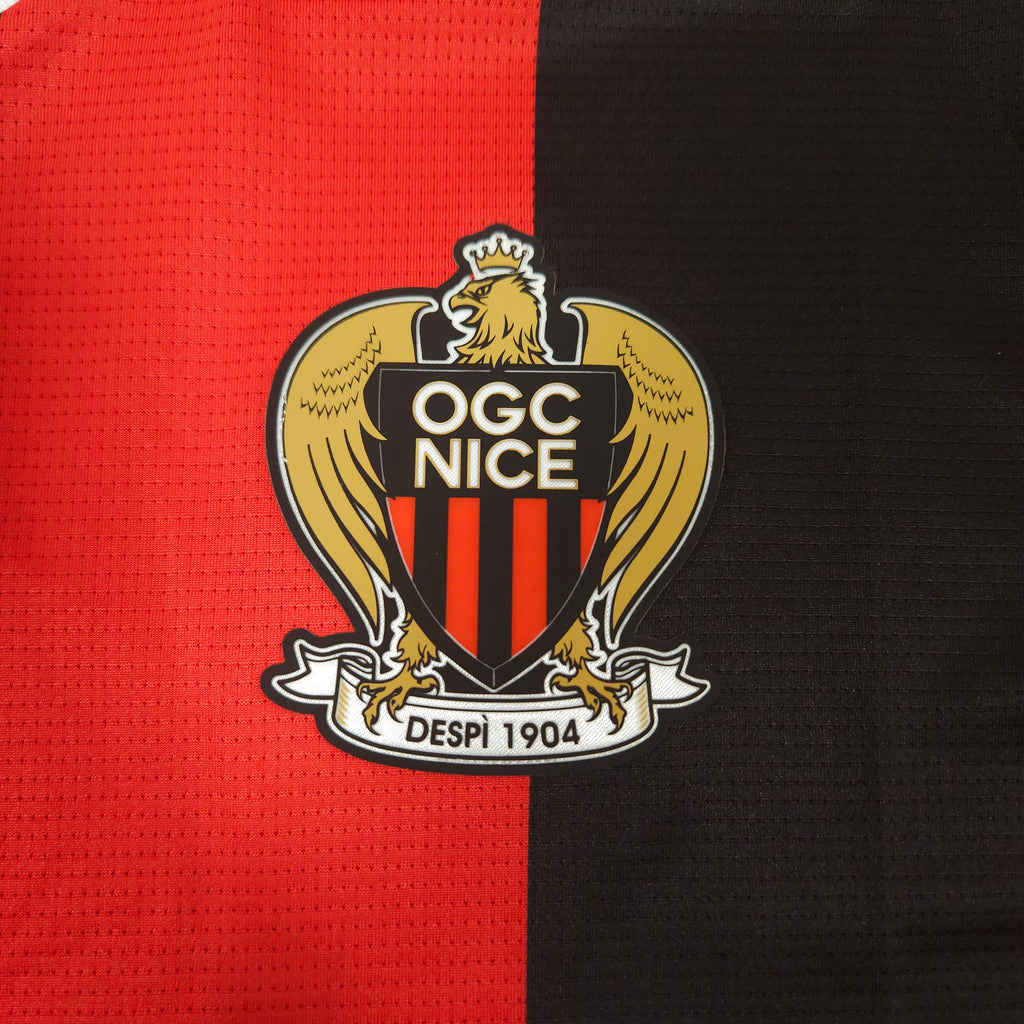 2023-24 Nice Home Shirt - detailed view