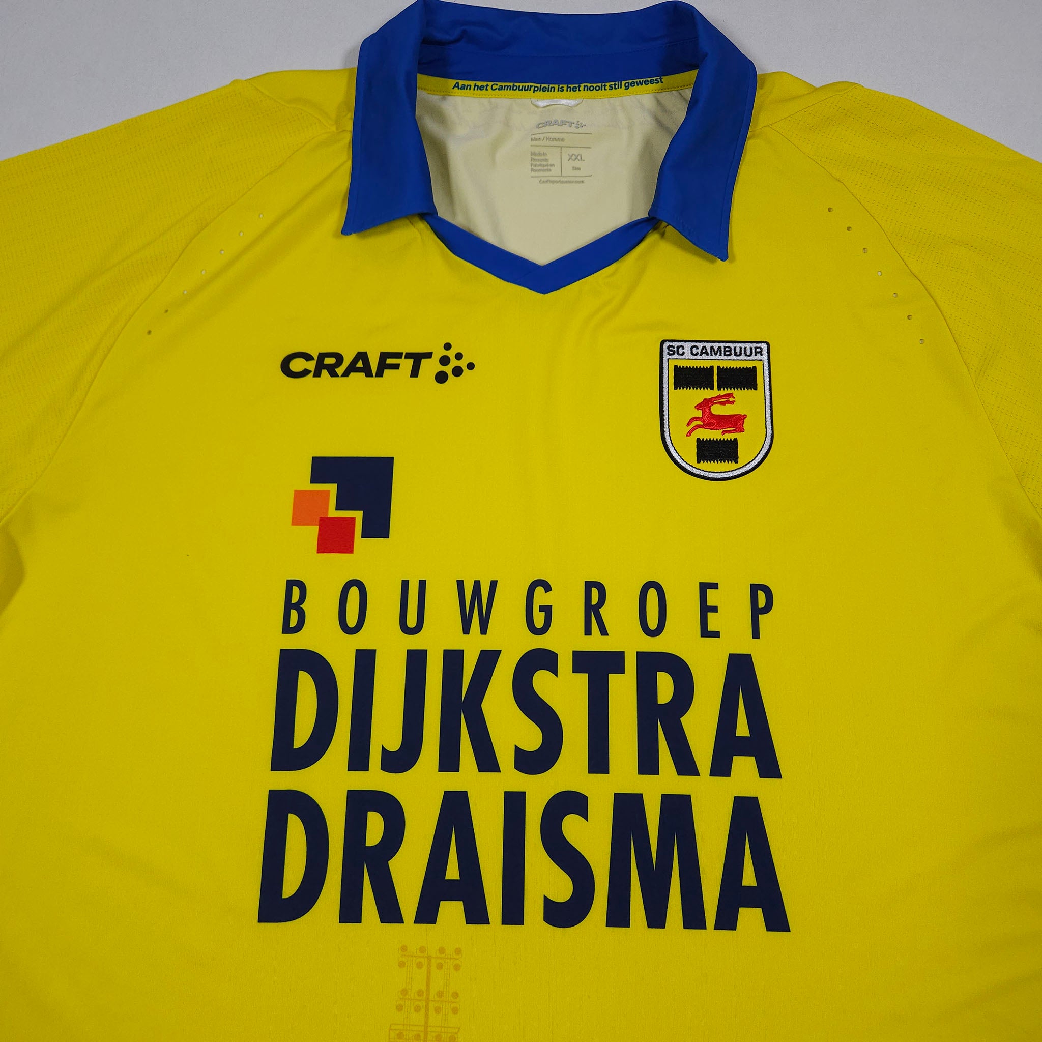 2022-23 Cambuur Home Shirt detailed view 1